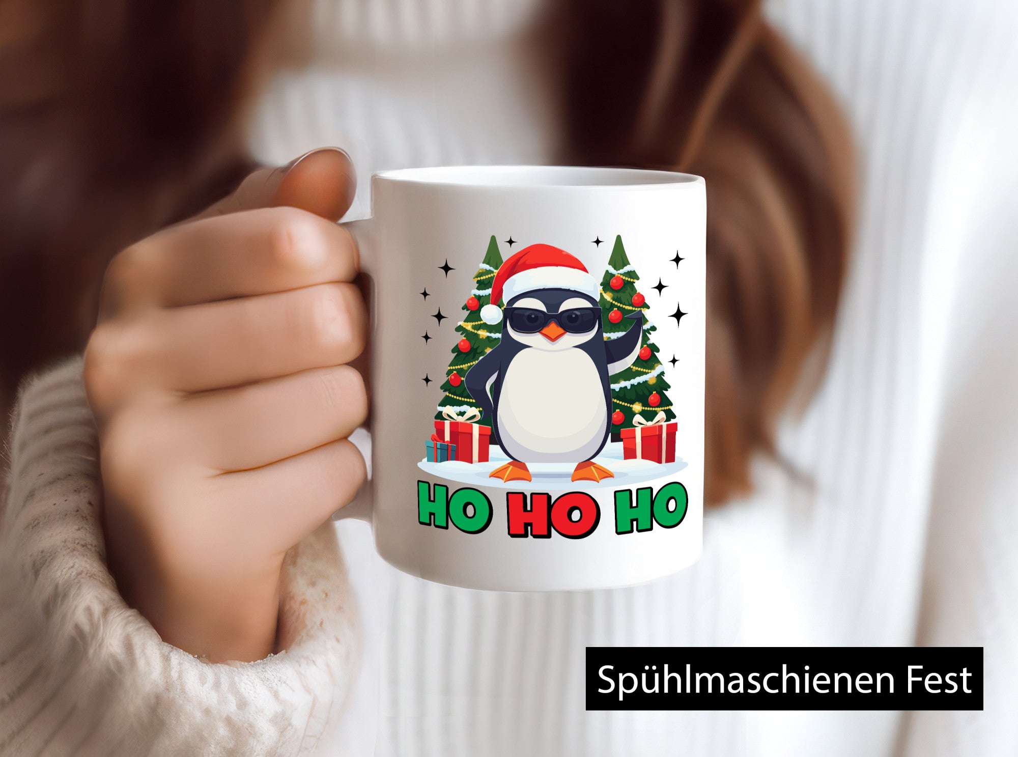 Ho | Weihnachts Pinguine Weihnachten lustig Humor Geschenkidee Geschenk Tasse