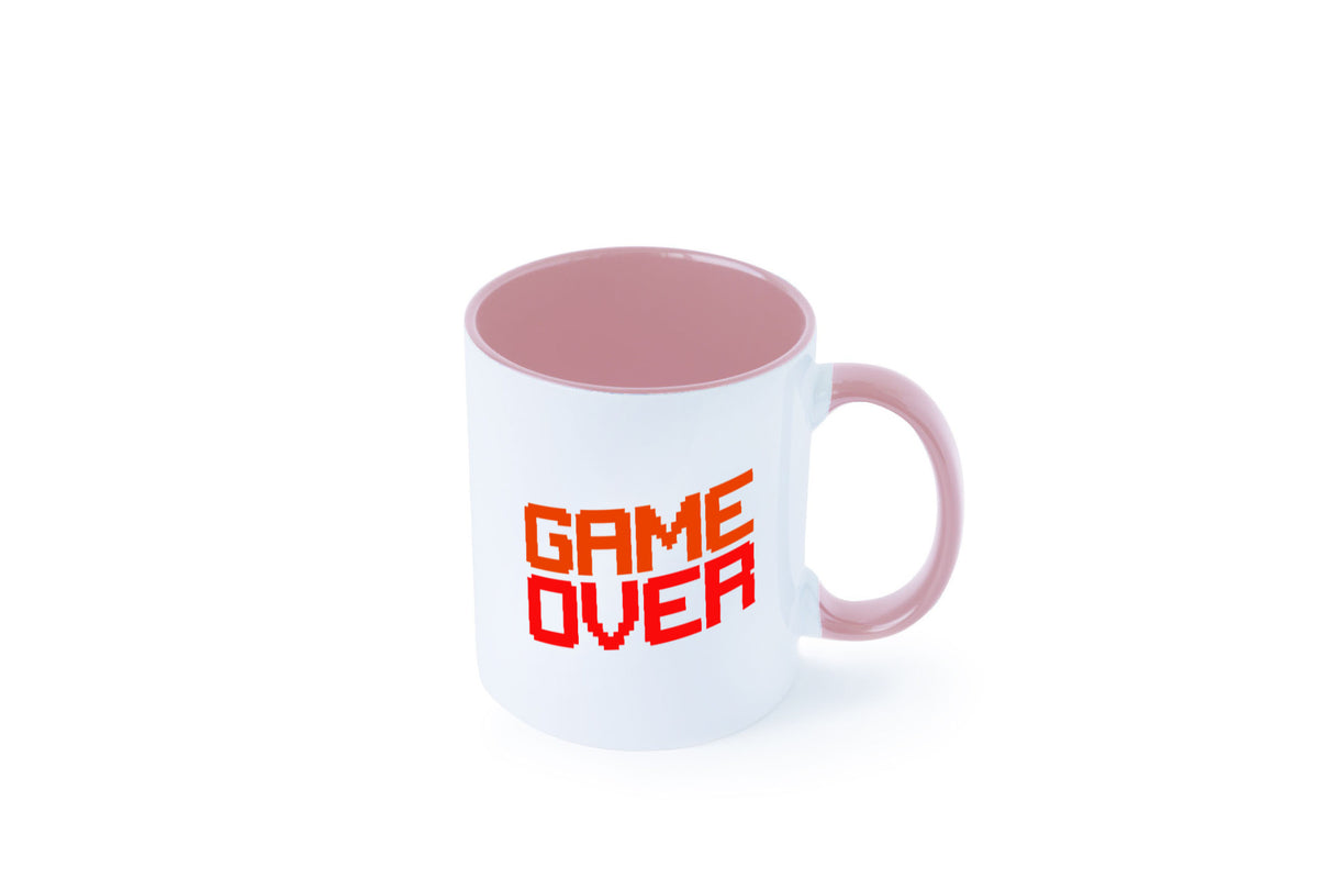Game Over | Gamer Zocker Retro PC Nerd Pixel Geschenkidee Humor Tasse
