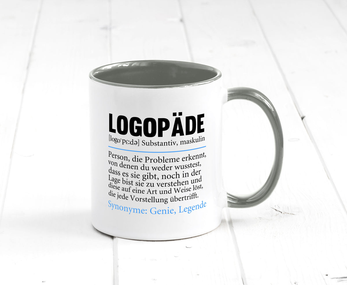 Logopäde | Spruch lustig Sprachtherapie Beruf lustiger Geschenk Arbeit Kollegen Tasse
