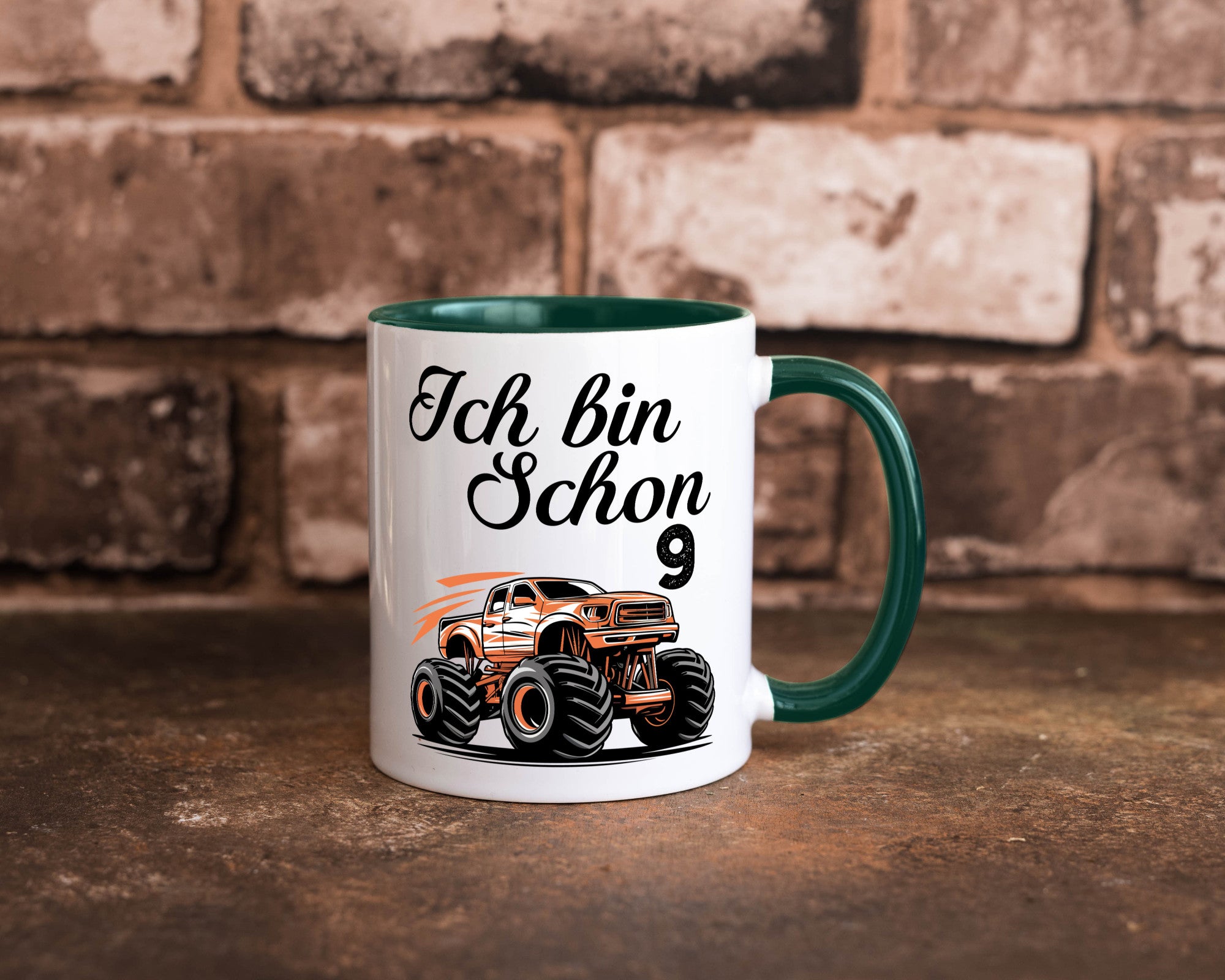 9. Geburtstag | Monster truck 9 Jahre lustiger Spruch Geschenk Geschenkidee