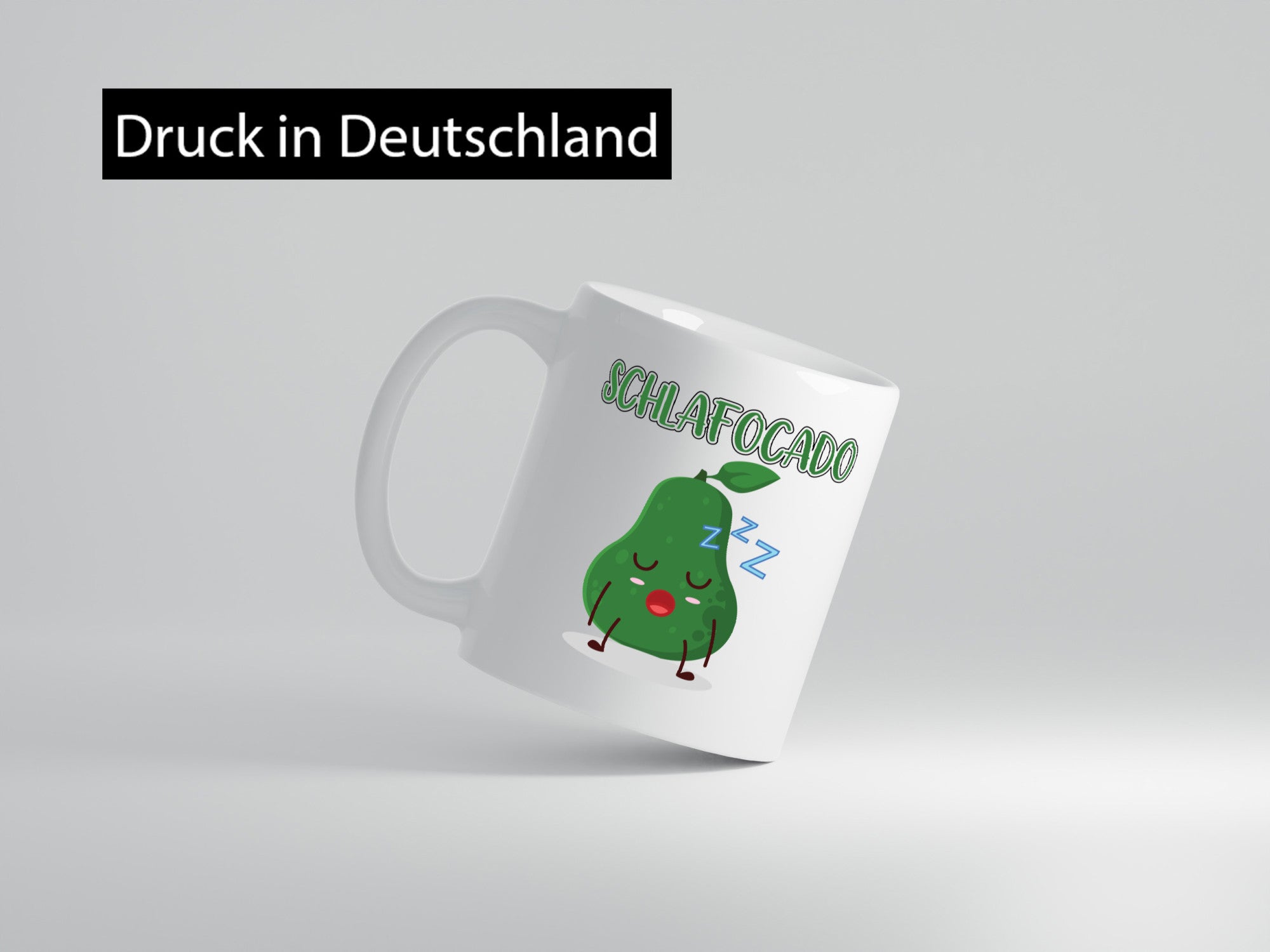 Schlafocado | Müde Avocado ich will noch Schlafen lustiger Spruch Geschenk
