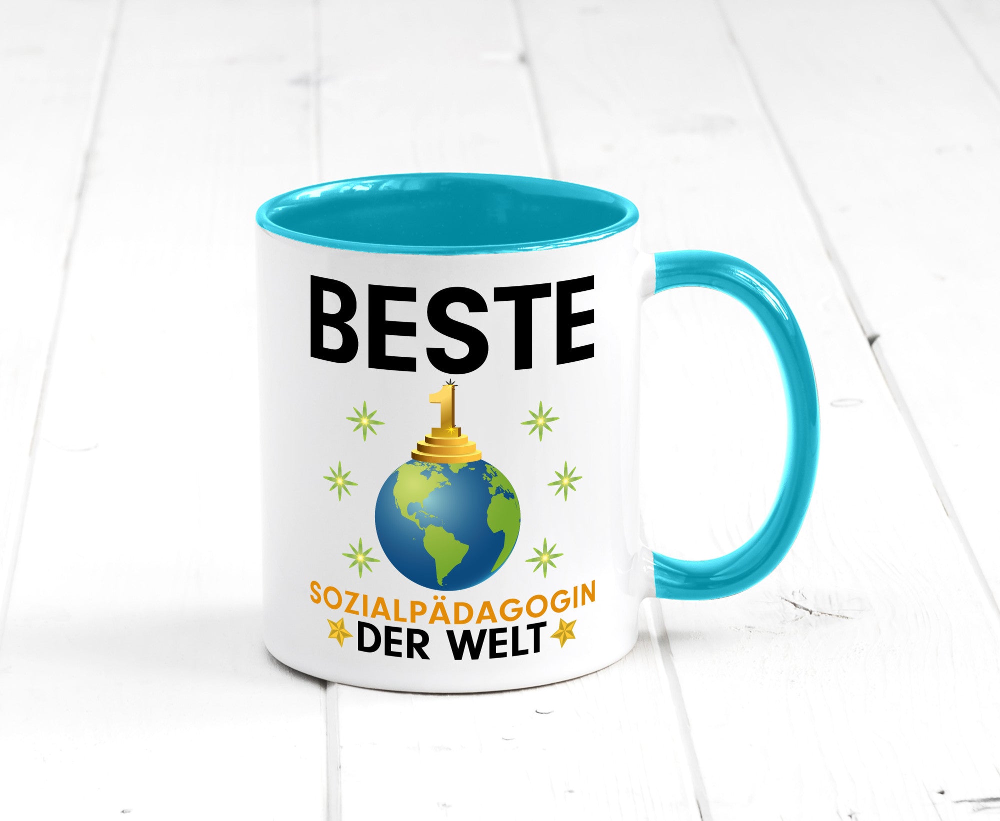 Welt Beste Sozialpädagogin | Humor Pädagogin Geschenkidee Tasse