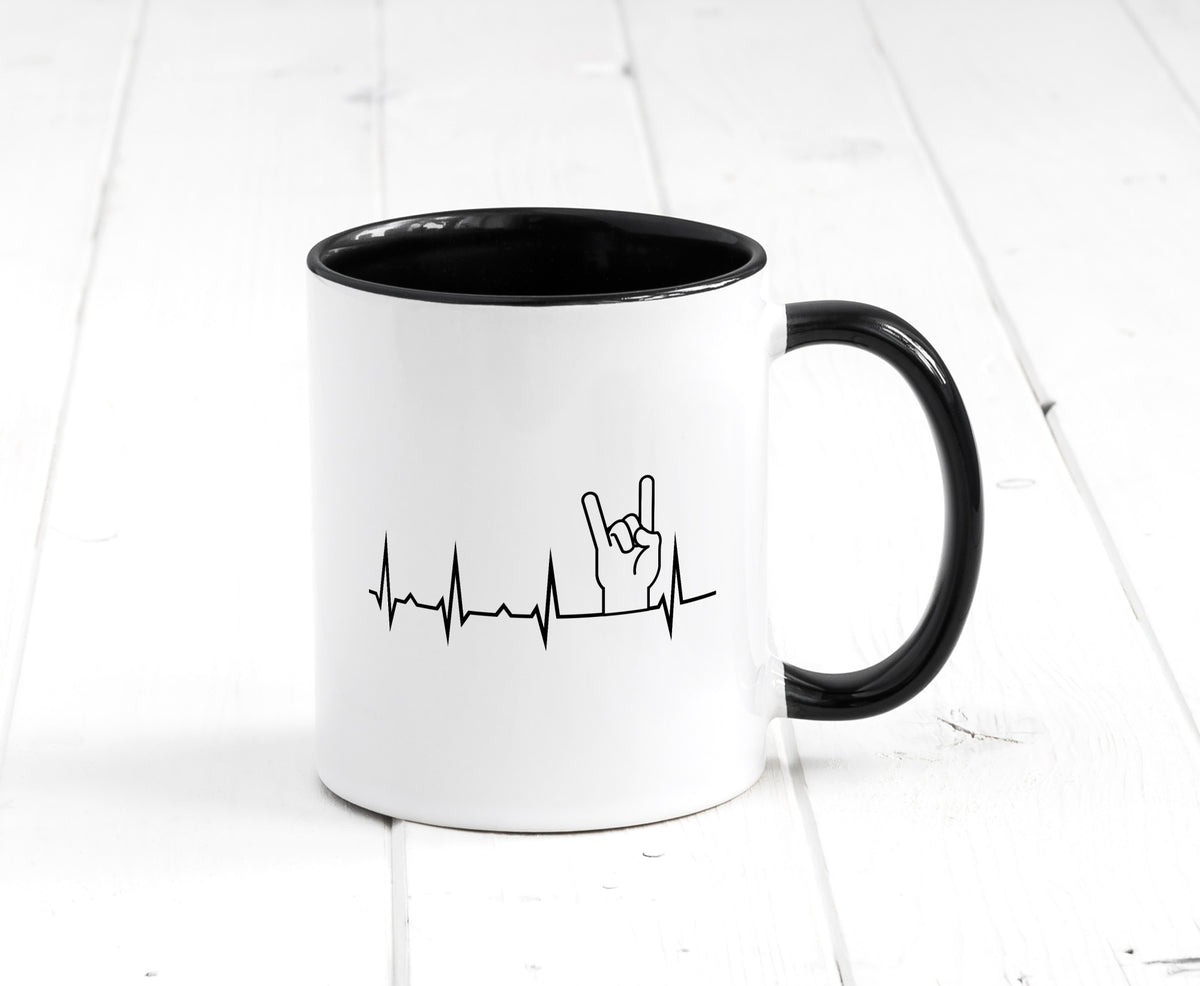 Heavy Metal Motiv | Rocker Musiker Rock Musik Geschenk Humor Geschenkidee Tasse