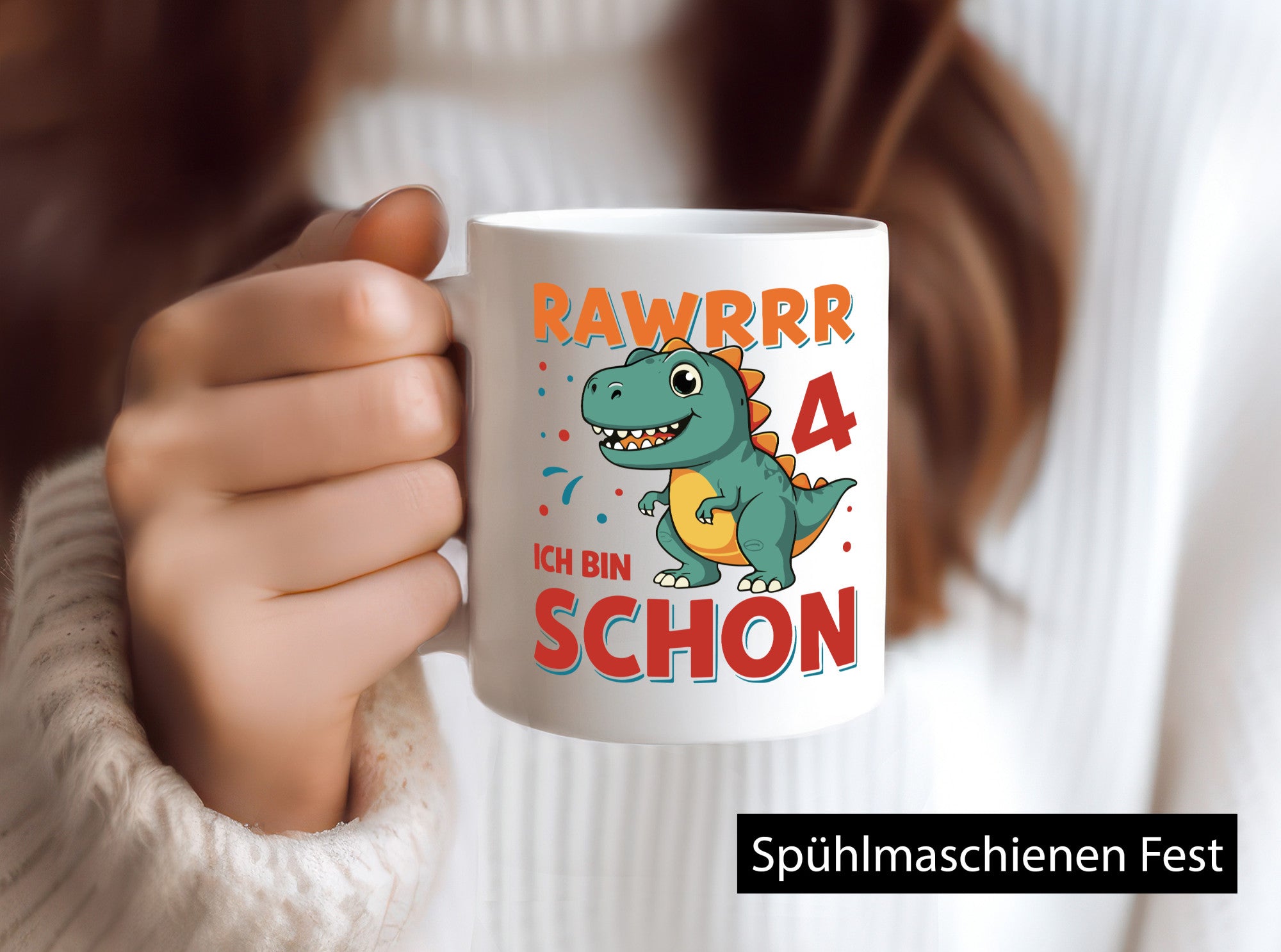 4. Geburtstag | 4 Jahre Raw ich bin schon T-Rex lustiger Spruch Geschenk