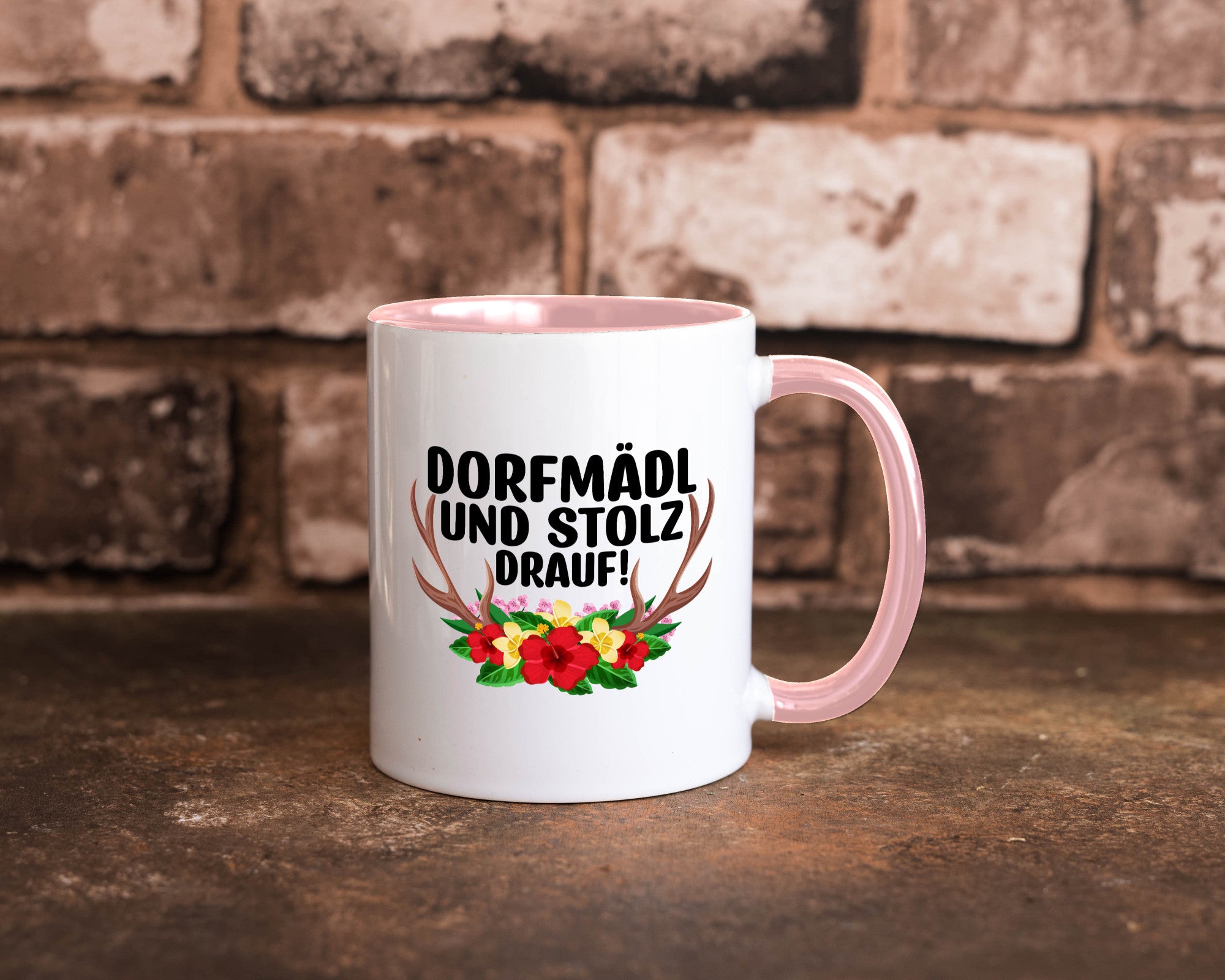 Dorfmädel und stolz drauf | Dorfkind Dorf v2 Geschenkidee Humor Tasse