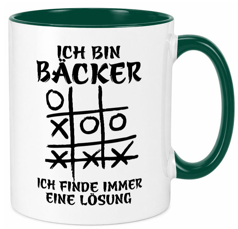 Ich bin Bäcker finde immer eine Lösung | Meister lustig Humor Geschenkidee