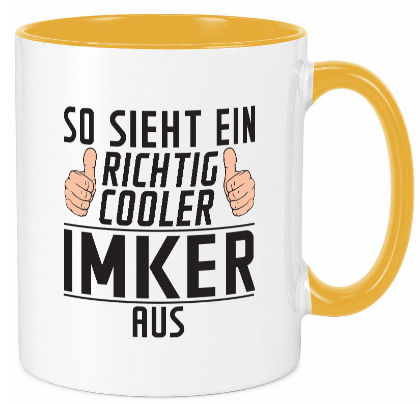 Richtig Cooler Imker | Imkerei Geschenkidee Humor Tasse
