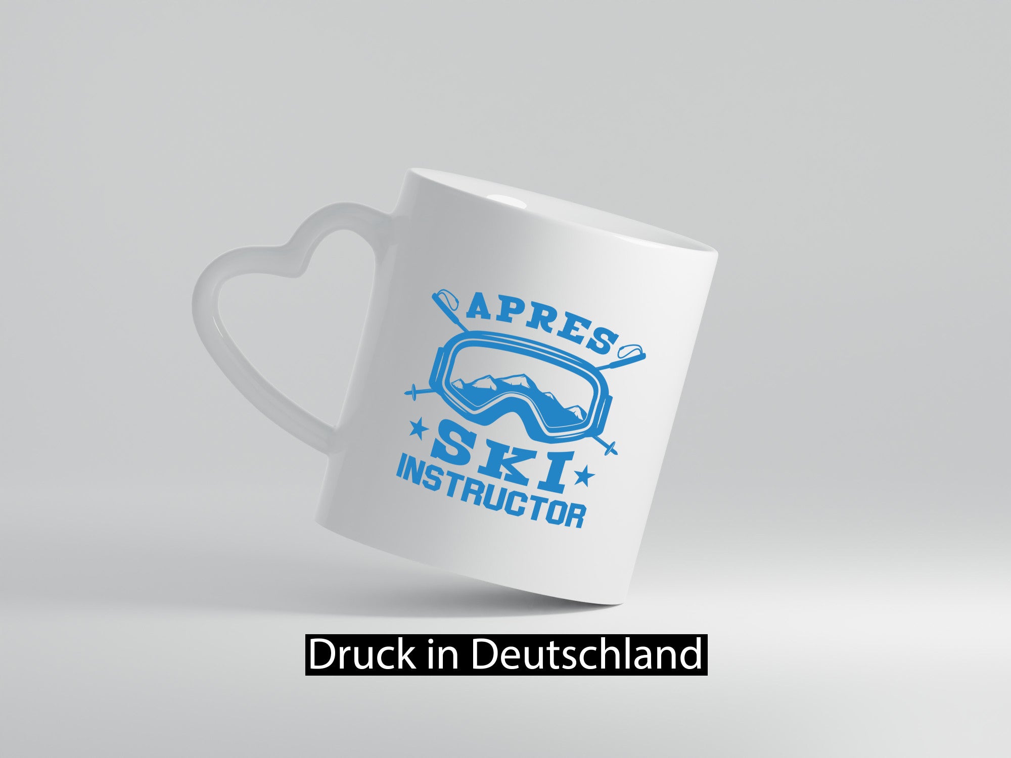 Apres Ski Instructor | Ski-Brille Ski-Stöcke Berge lustiger Spruch Geschenk