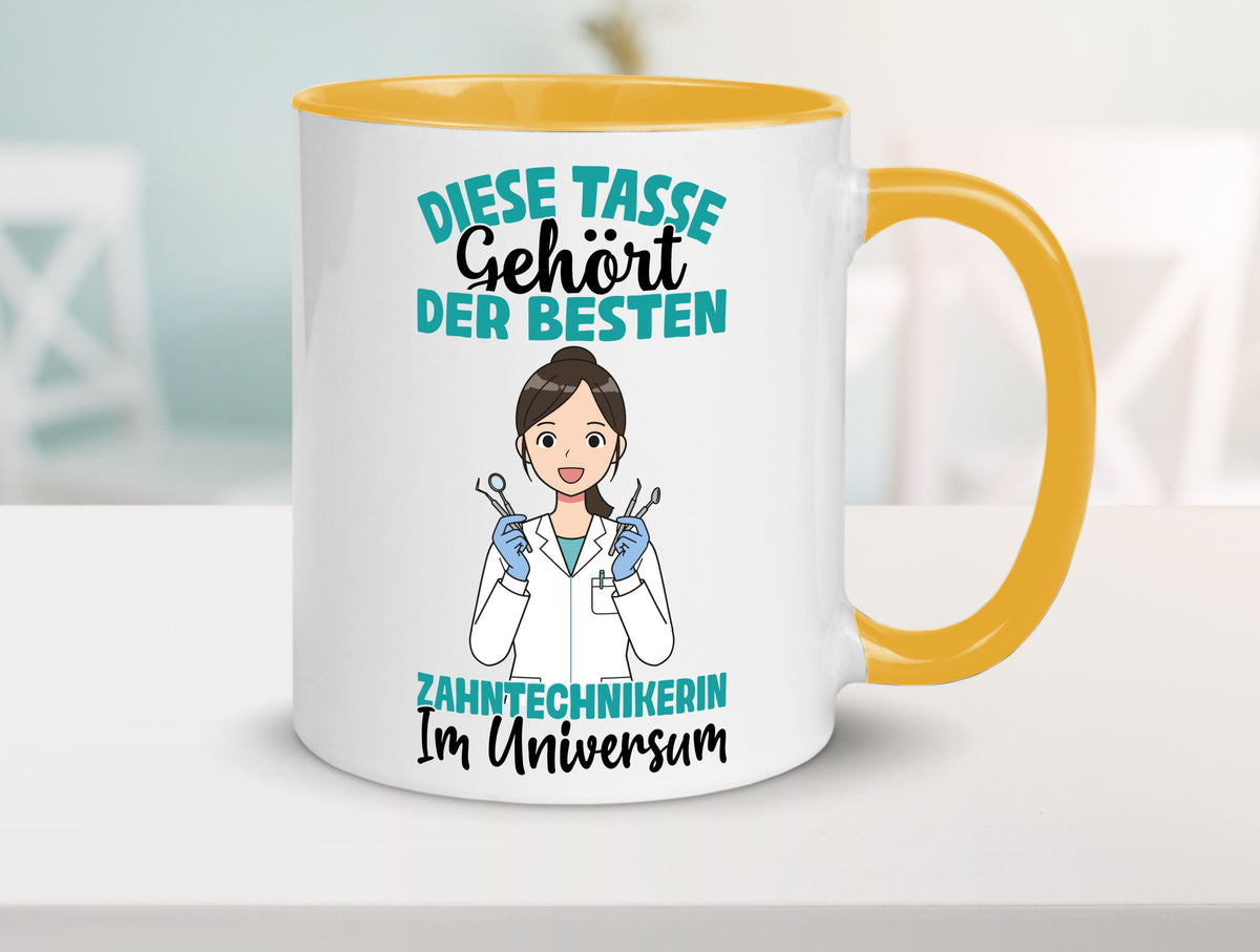 Im Universum: Zahntechnikerin | Zahnmedizin Humor Geschenkidee Tasse