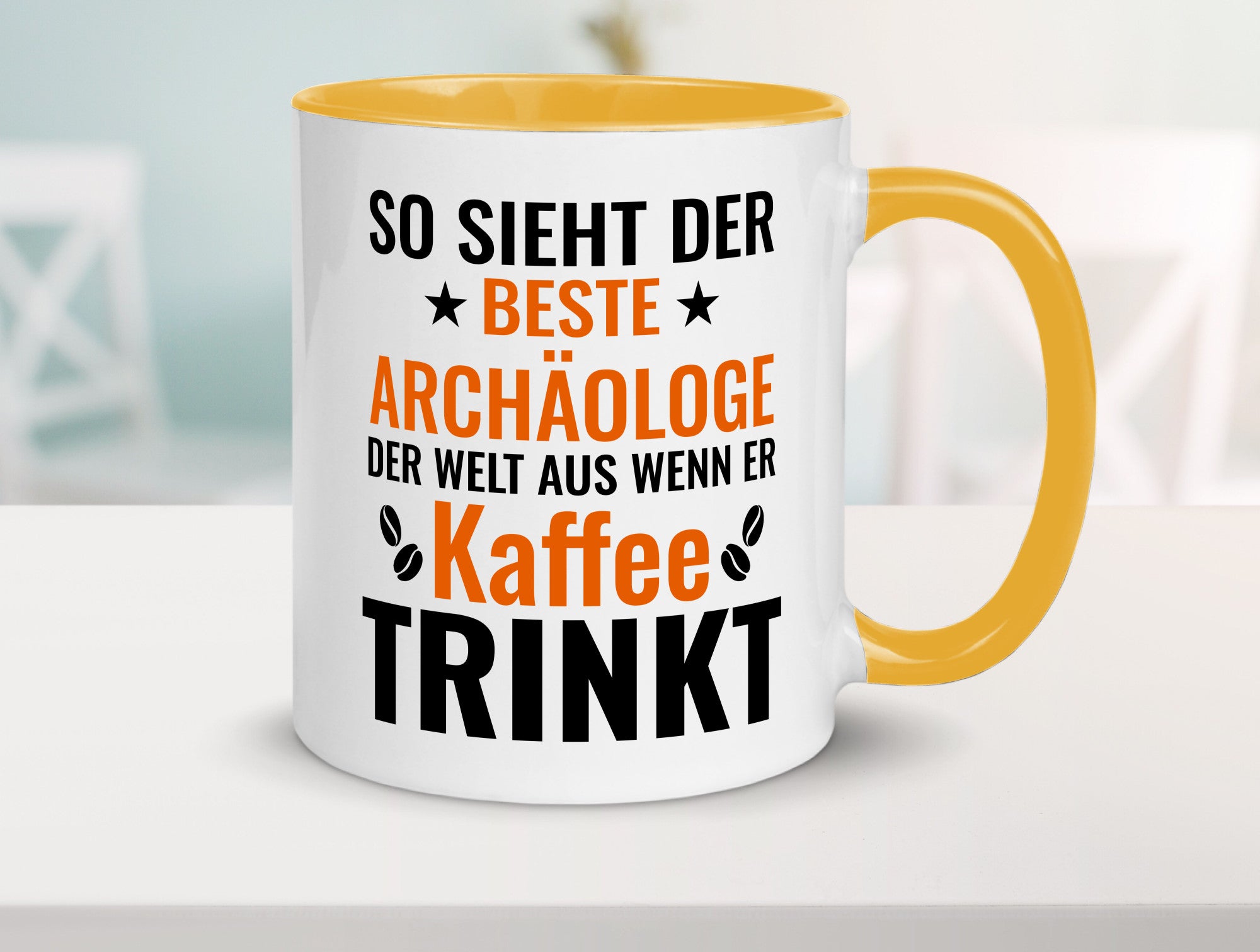 Kaffee trinkt: Archäologe | Archäologie Forscher lustig Humor Geschenkidee