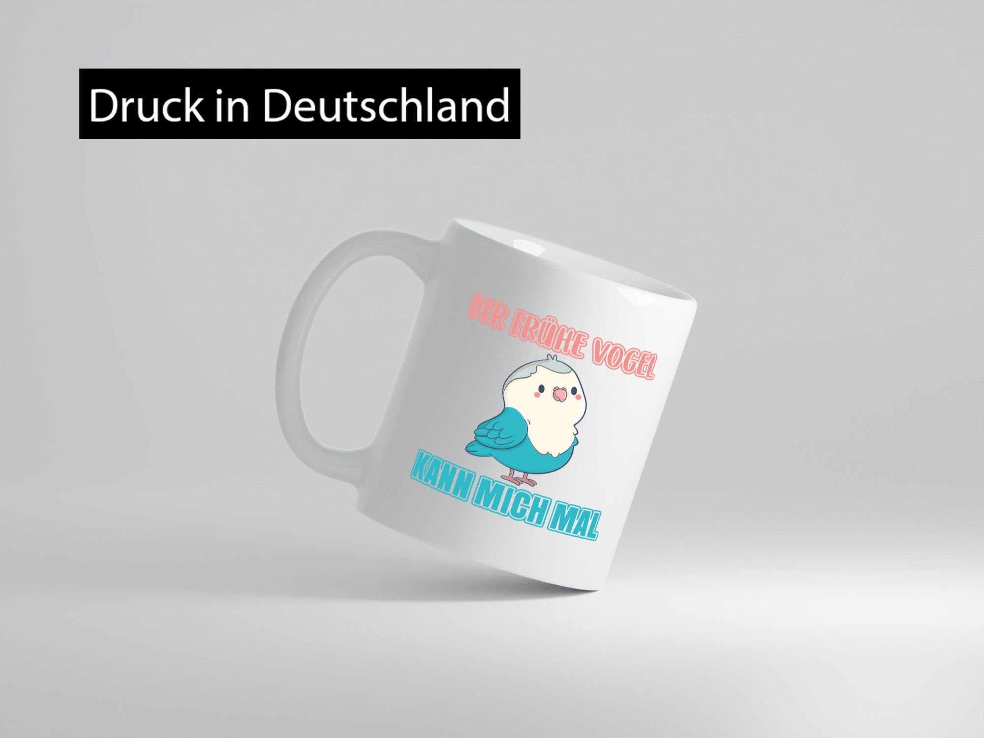 Der frühe Vogel | Statement Tasse Morgenmuffel Geschenkidee Humor