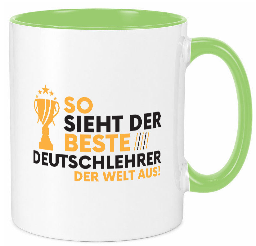 Der Weltbeste Deutschlehrer | Lehrer Schule lustiger Spruch Geschenk Humor