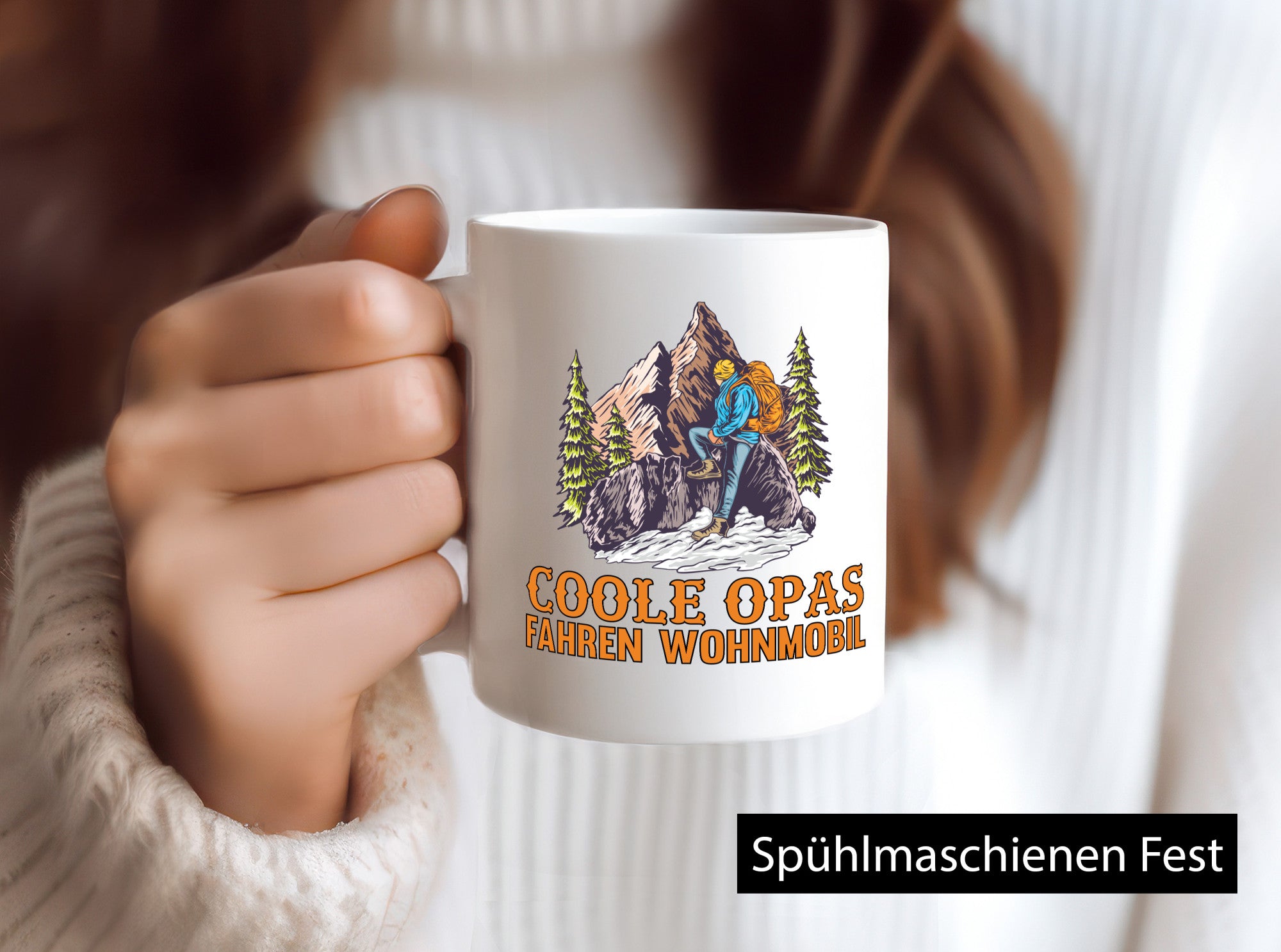 Coole Opas fahren Wohnmobil | Opa Wanderer Berge Humor Familie Geschenkidee