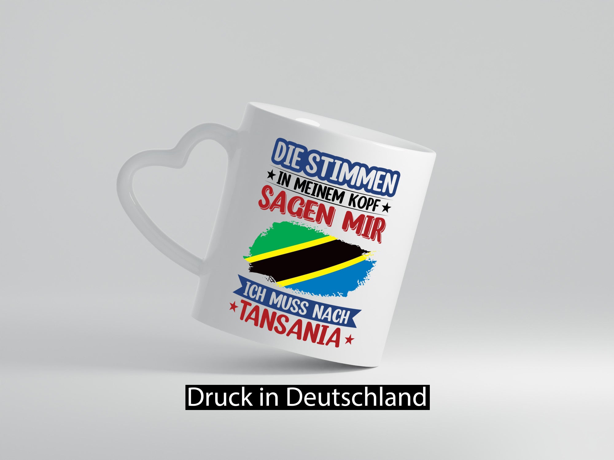Tansania | Urlaub Stimmen in meinem Kopf Traumland v2 lustiger Spruch Geschenk