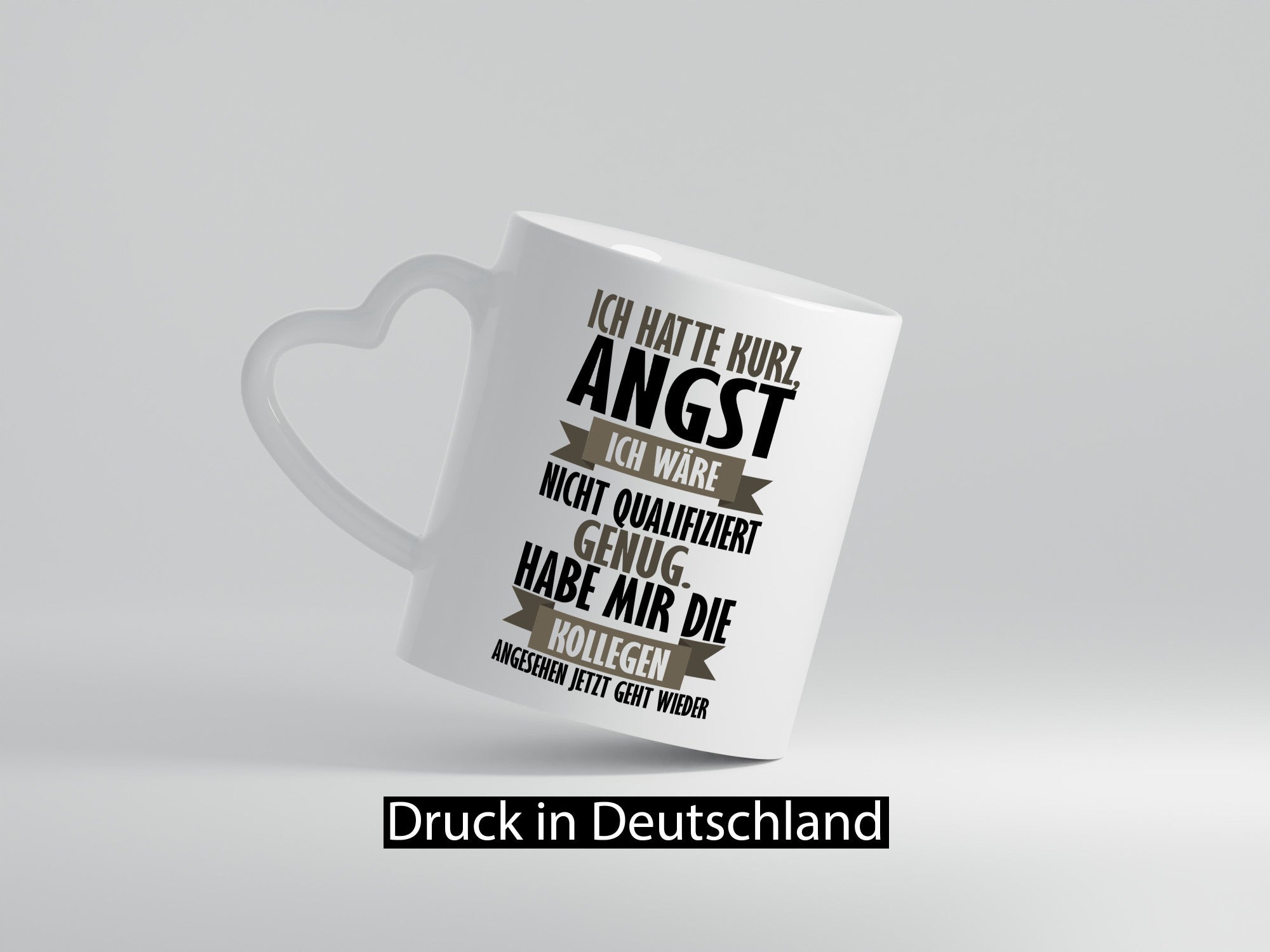 Ich habe Angst Geschenk Humor Geschenkidee lustiger Spruch Tasse