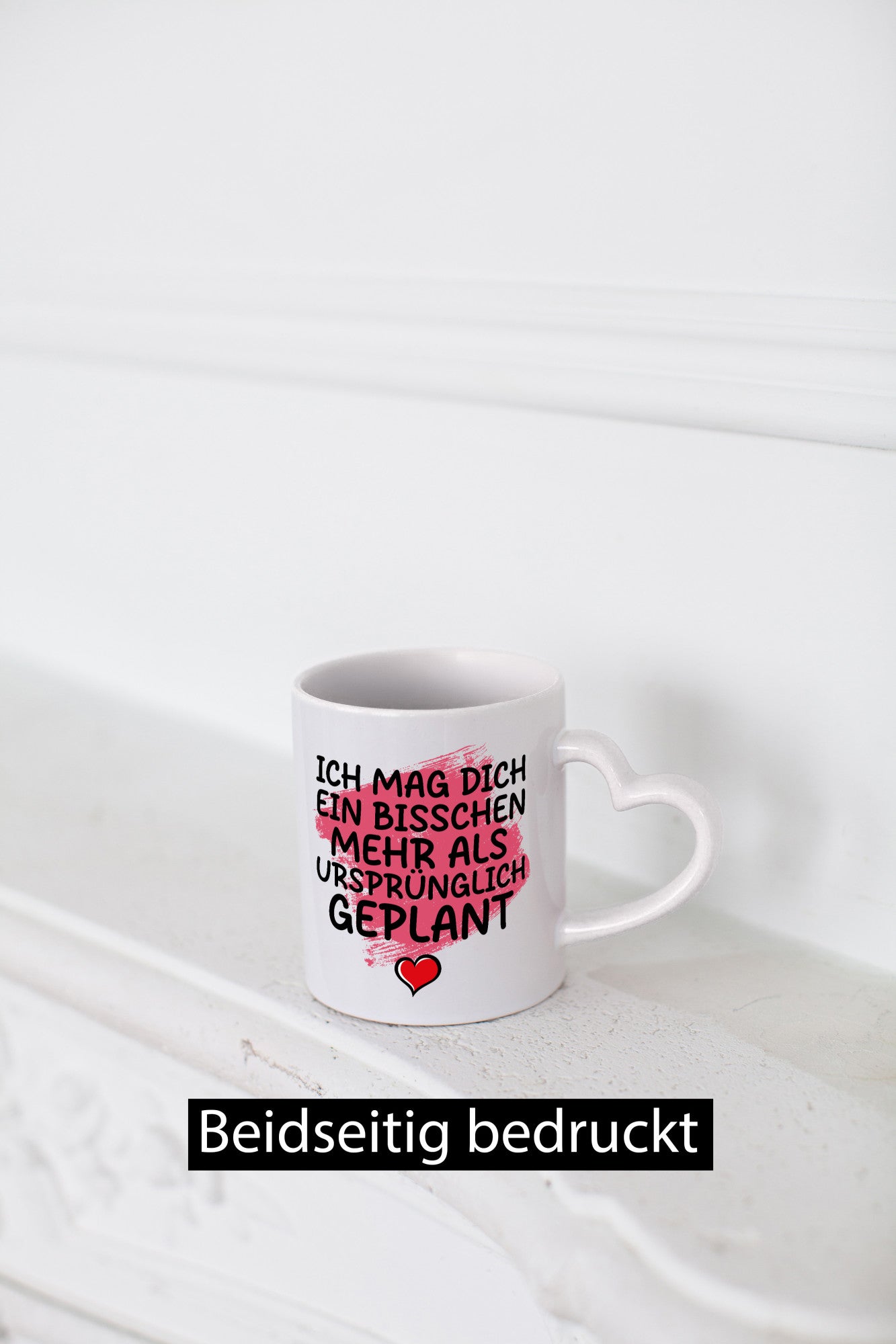 Ich mag dich mehr als geplant | Du bist korrekt Geschenkidee Humor Tasse