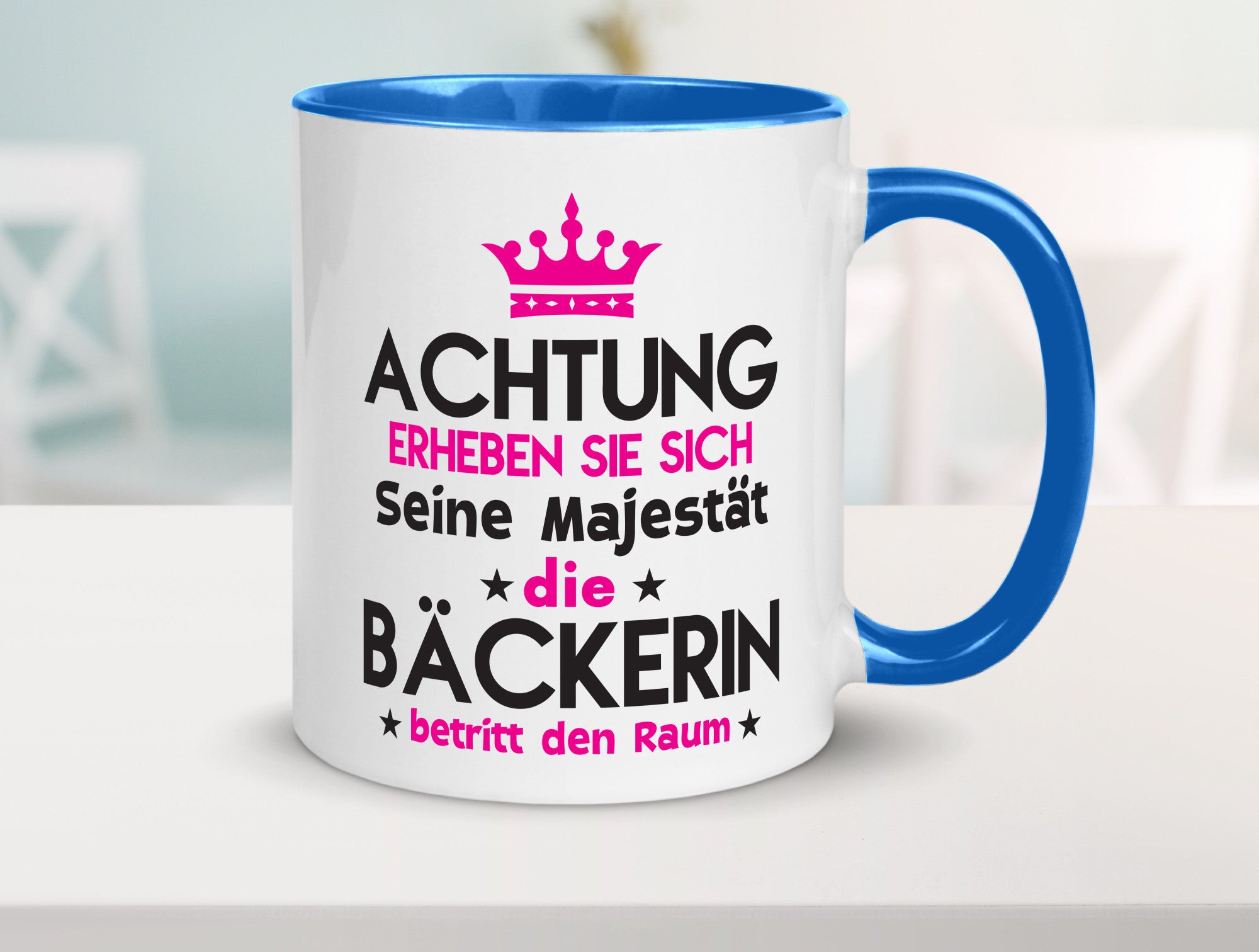 Seine Majestät Bäckerin | Bäckerei Frauen Backen Humor Geschenkidee Tasse