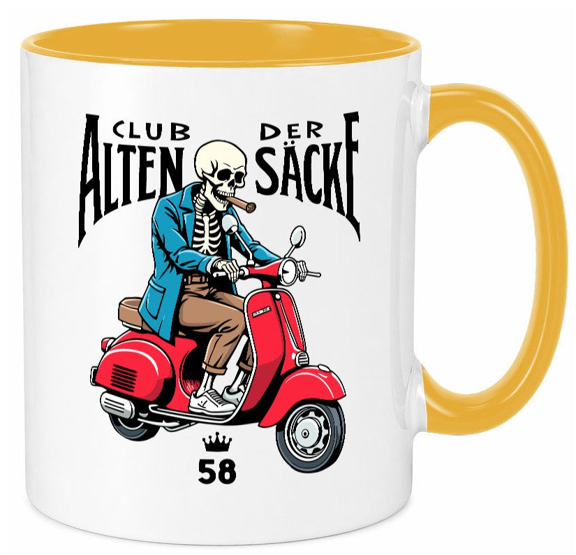 58. Geburtstag | 58 Jahre Club der alten Säcke v2 lustig Geschenkidee Geschenk Tasse