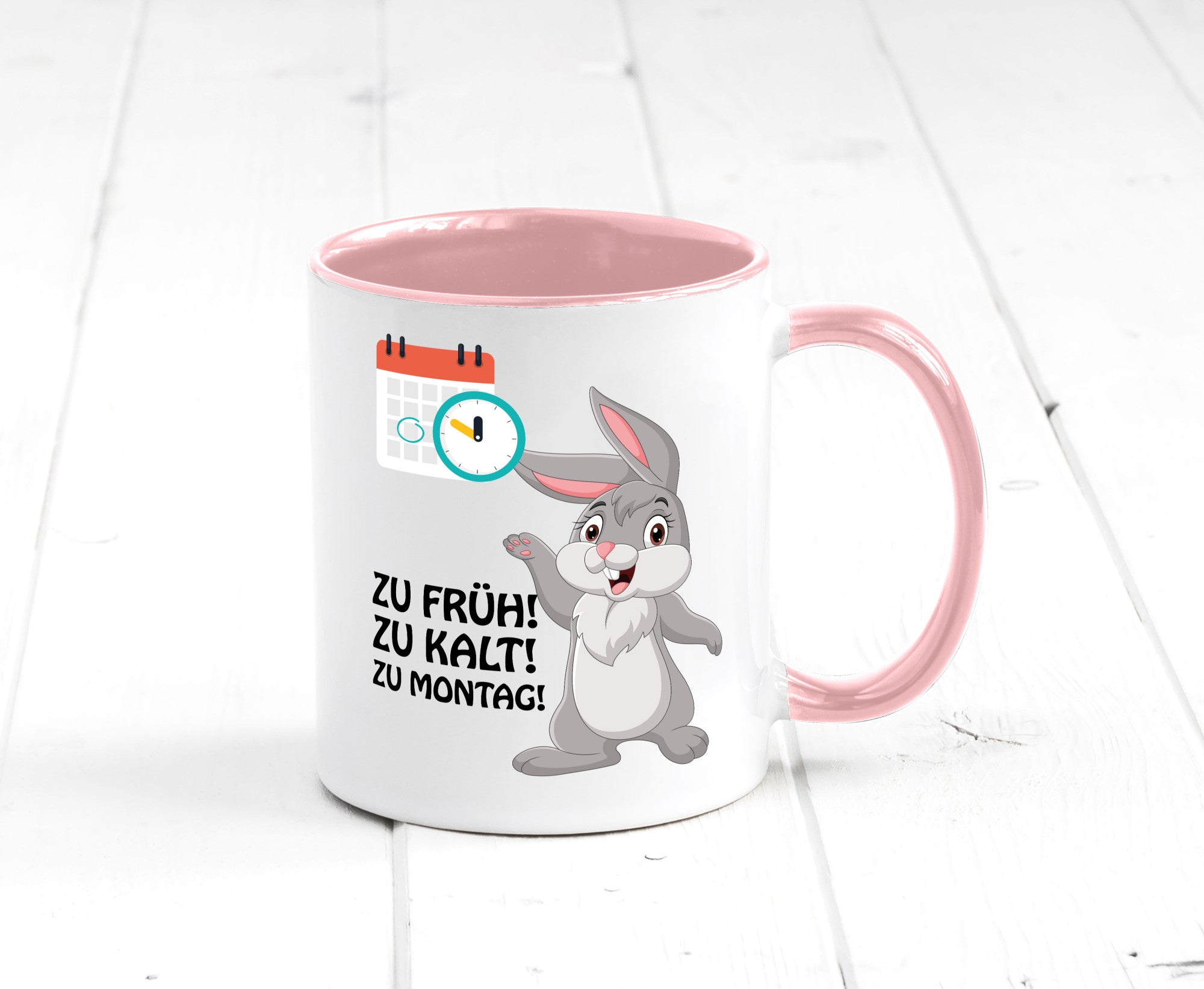 Kalter Montag Geschenkidee Humor Tasse