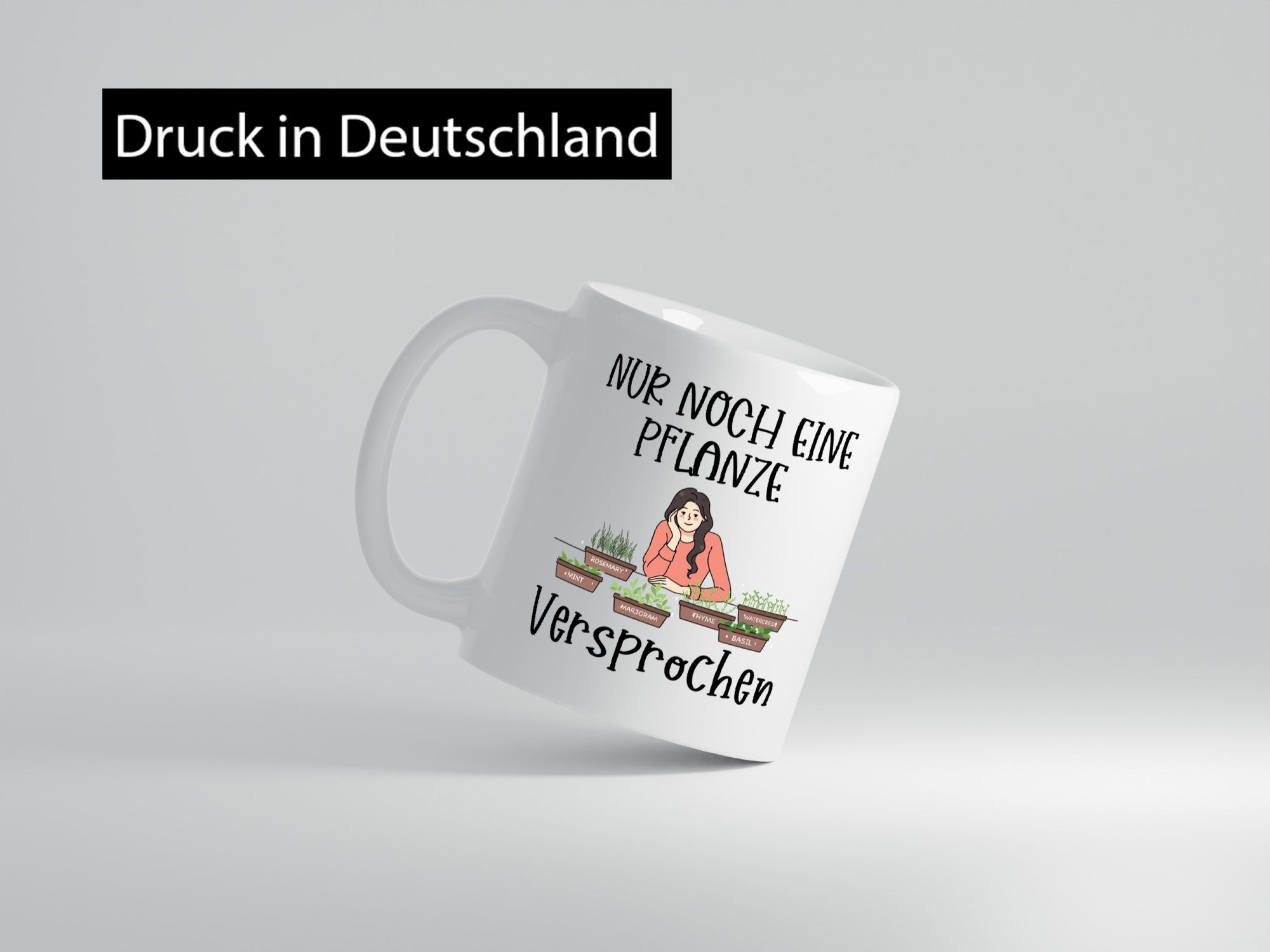 Nur noch eine Pflanze versprochen | Floristin Geschenk Humor Geschenkidee