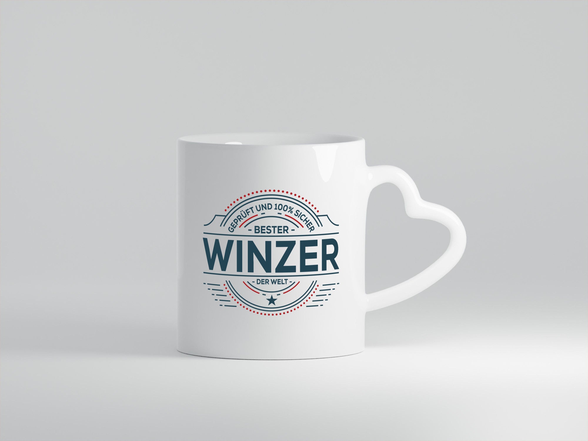 Geprüft und sicher: Winzer | Weinbauer Wein lustig Humor Geschenkidee Geschenk