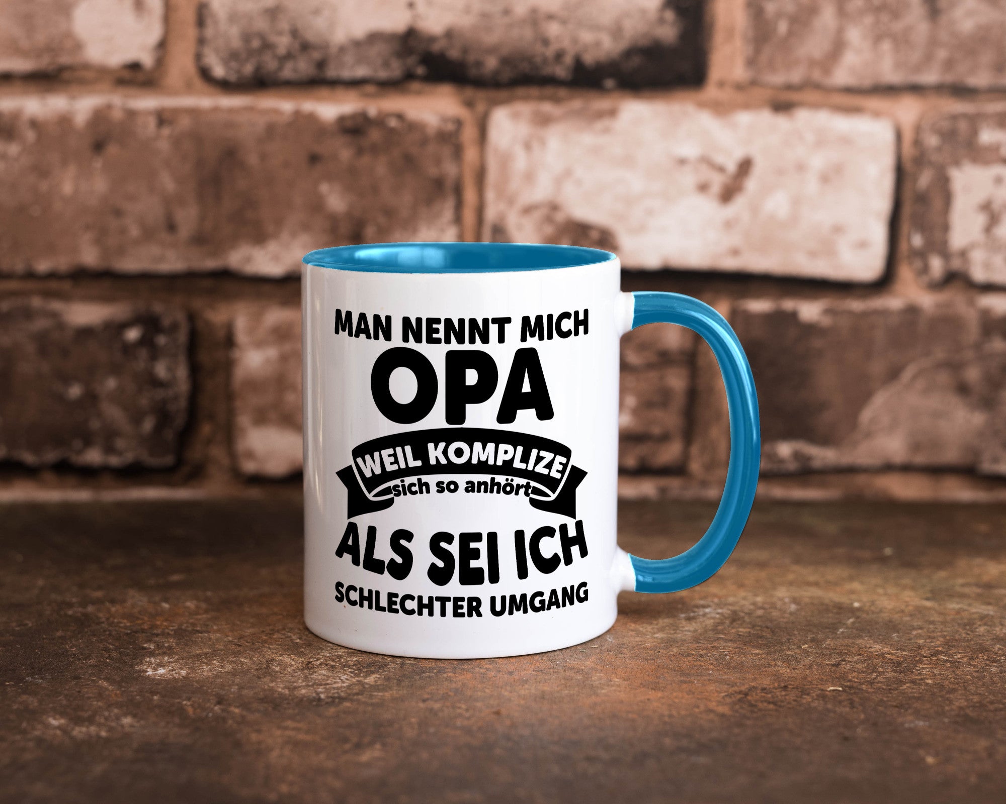 Nenn mich Opa, Komplize schlechter Umgang | Opa Witz Geschenk Familie