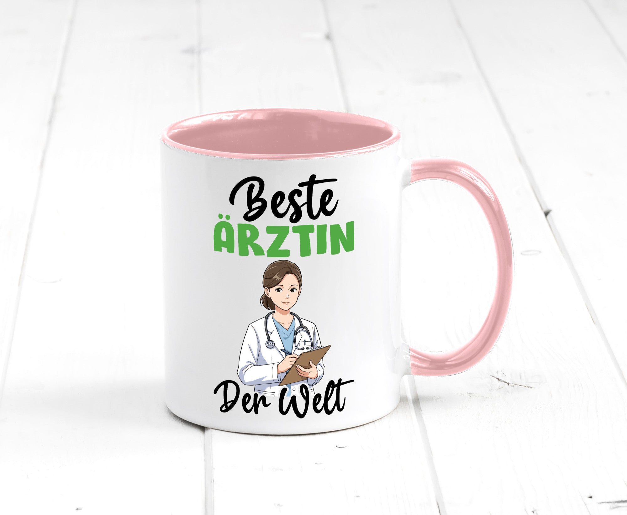 Beste Ärztin | Medizin Doktorin Fachärztin v2 Humor Geschenkidee Tasse