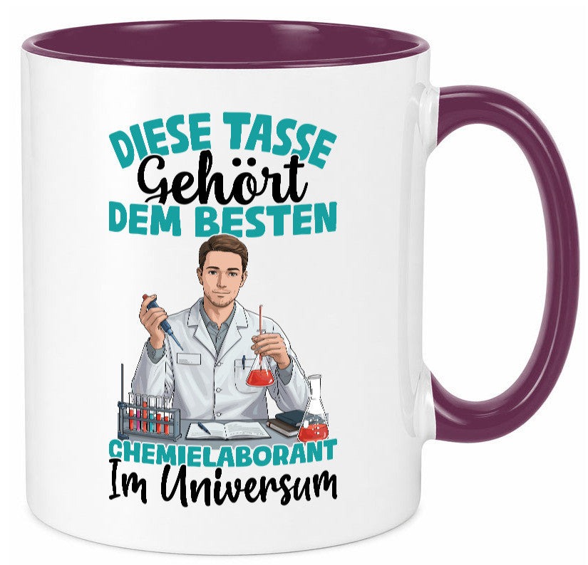 Im Universum: Chemielaborant | Laborant Chemie Humor Geschenkidee Tasse