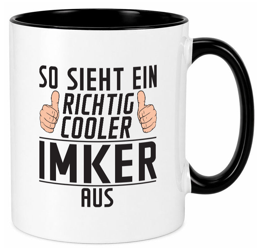 Richtig Cooler Imker | Imkerei Geschenkidee Humor Tasse