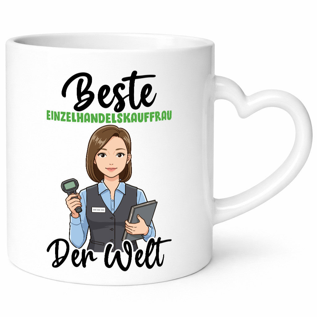 Beste Einzelhandelskauffrau | Einzelhandel v2 Geschenkidee Humor Tasse