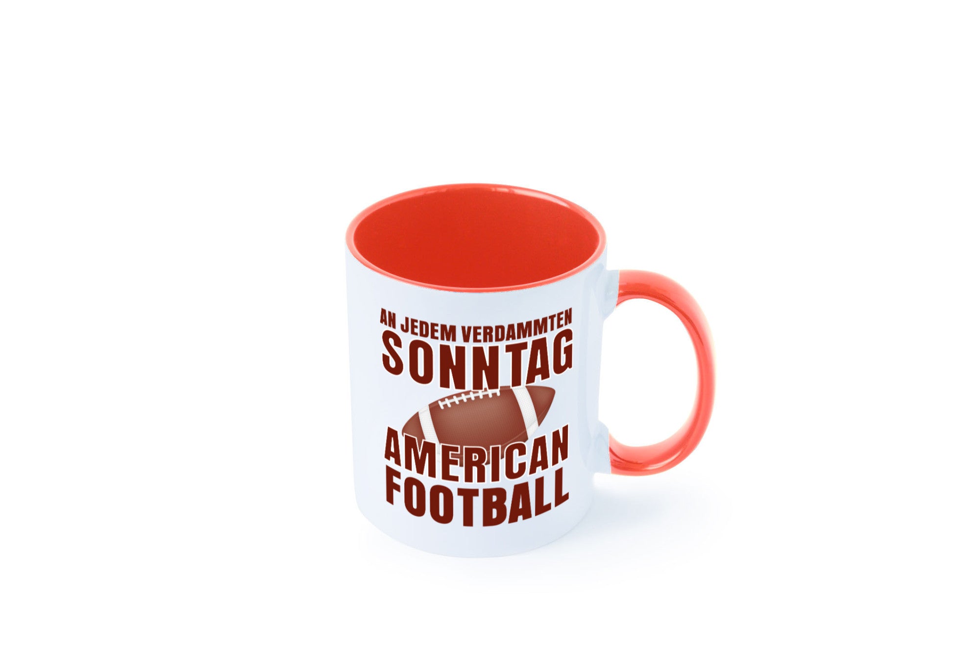 American Football | Sportfan Motiv jeden Sonntag Humor Geschenkidee Tasse