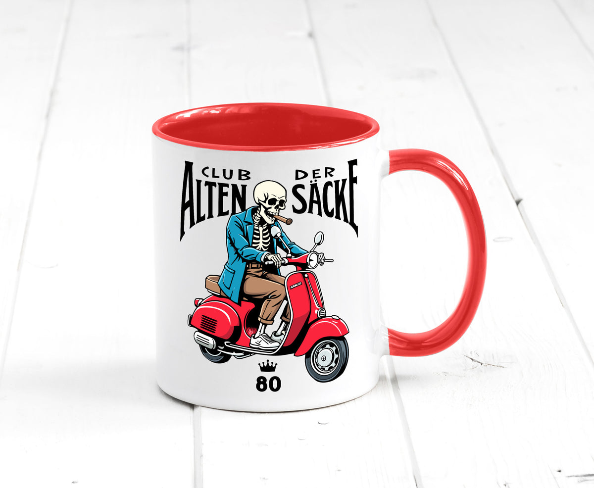 80. Geburtstag | 80 Jahre Club der alten Säcke v2 Humor Geschenkidee Tasse