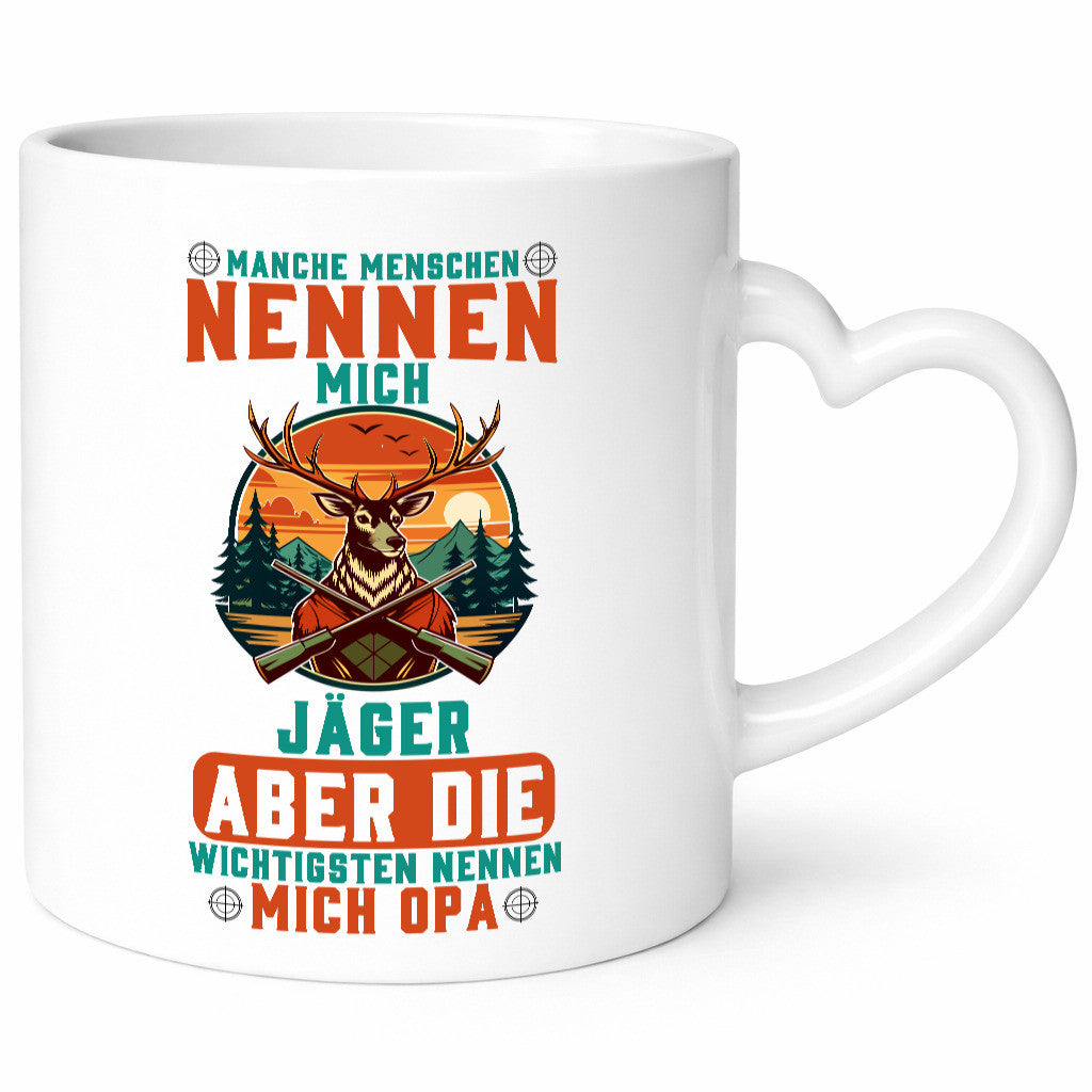 Die wichtigsten nenne mich Opa | Jäger Großvater Geschenk Familie Geschenkidee