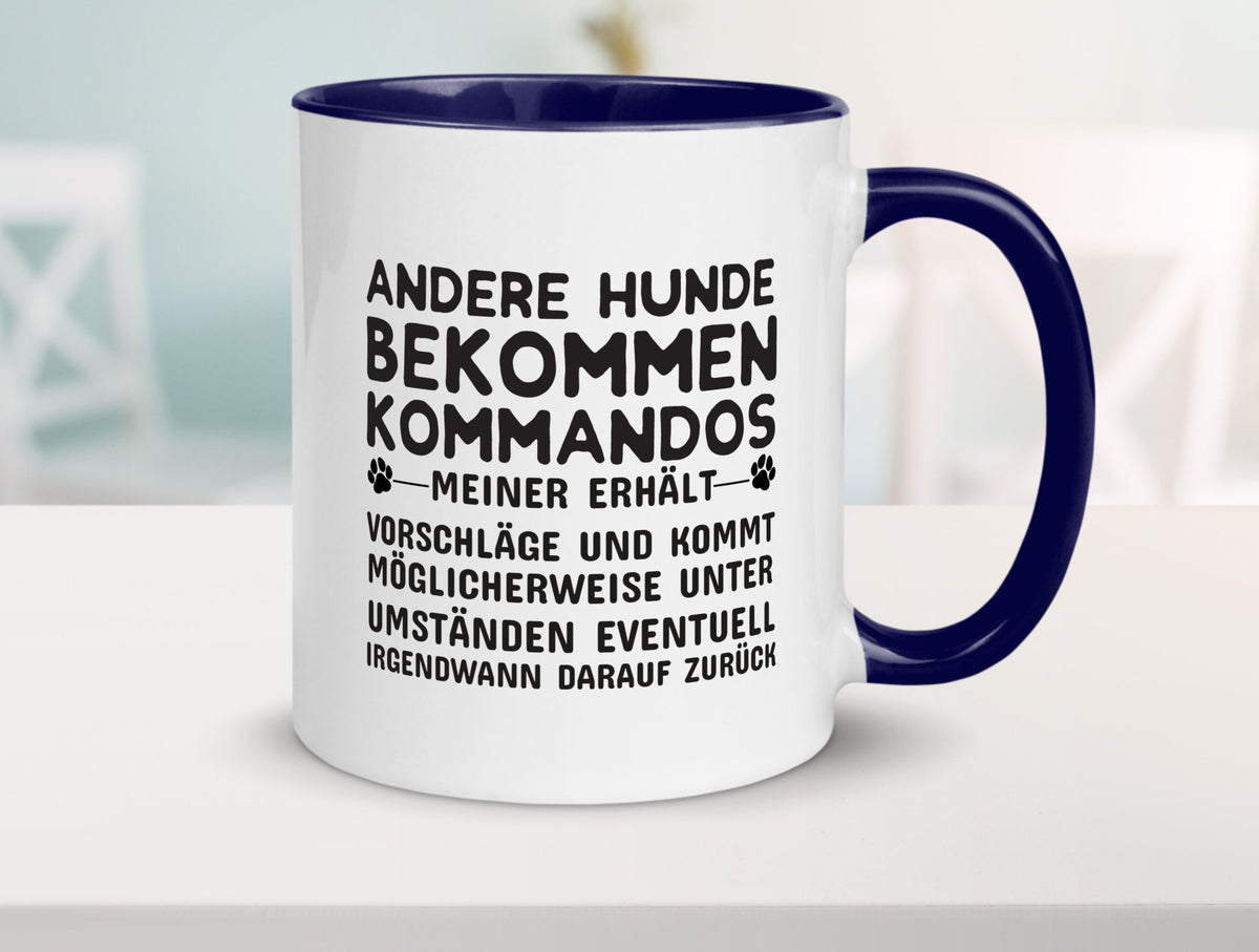 Hunde Training | Hundebesitzer Tasse Hundekommando lustig Tierliebhaber Humor