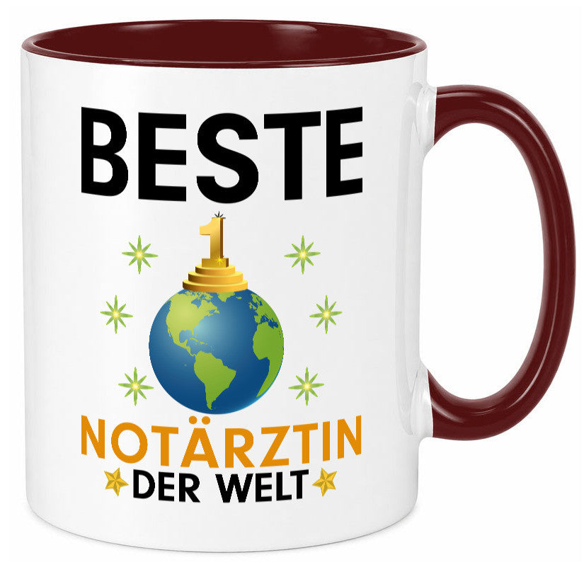 Welt Beste Notärztin | Ärztin lustig Humor Geschenkidee Geschenk Tasse