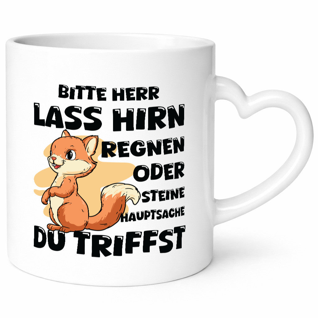 Bitte lass Hirn Regnen | Dumme Menschen Einhorn Geschenkidee Humor Tasse