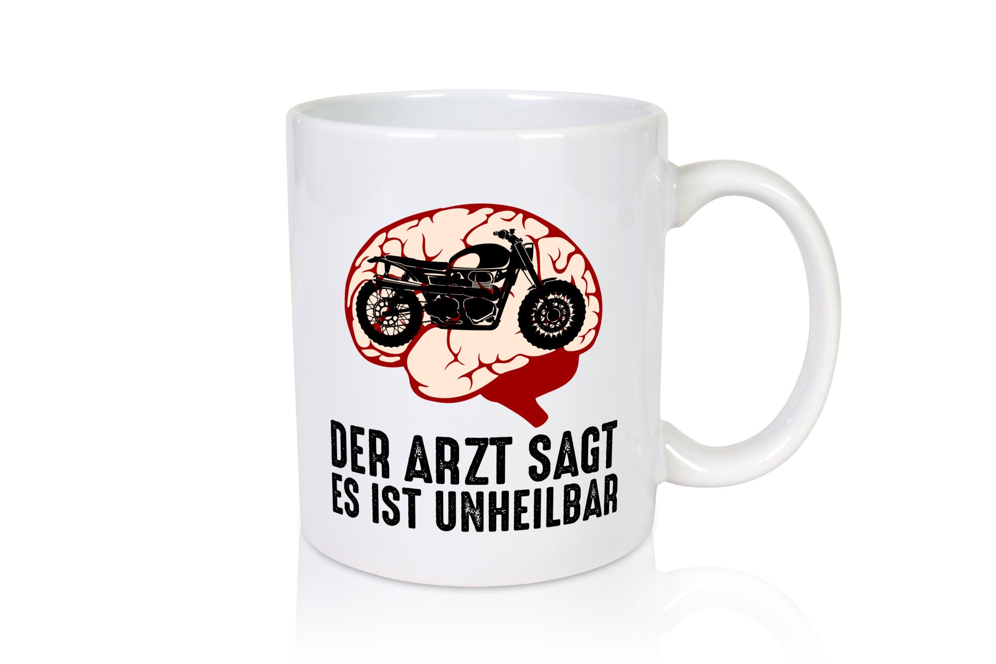 Der Arzt sagt es ist unheilbar | Motorrad Geschenk Humor Geschenkidee lustiger