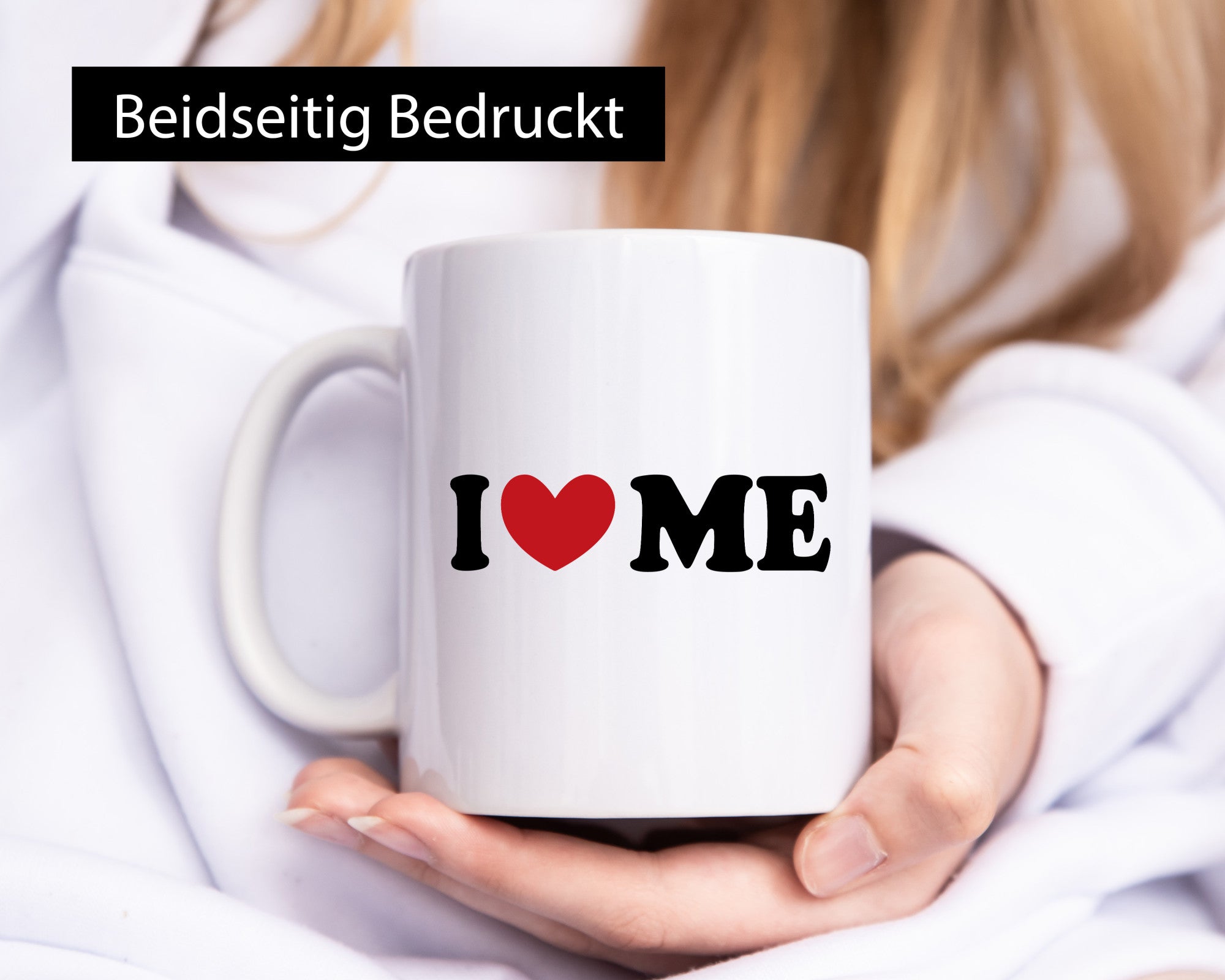 I love me vl8 Geschenk Humor Geschenkidee lustiger Spruch Tasse