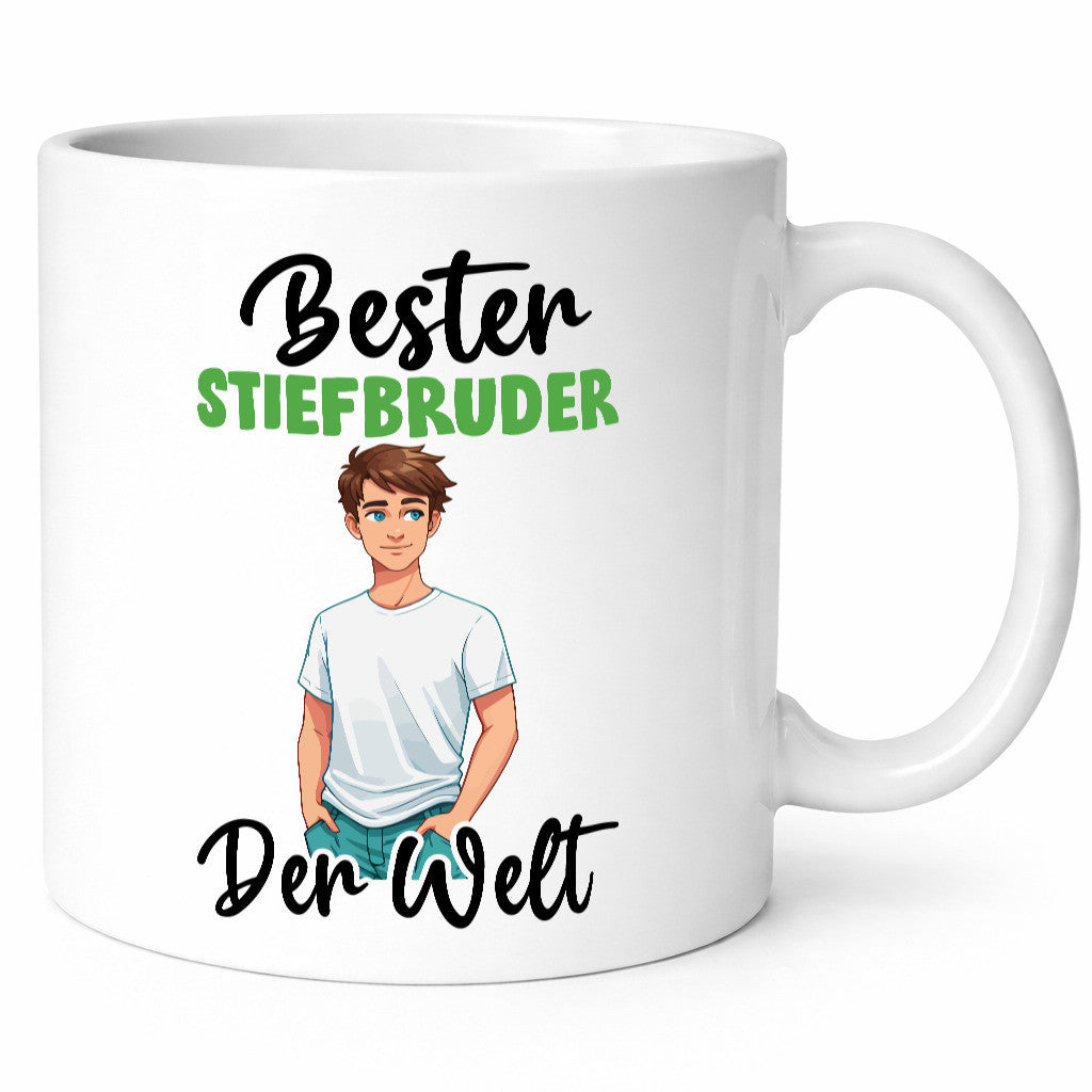 Bester Stiefbruder | Stiefmutter Stiefvater Humor Familie Geschenkidee Tasse
