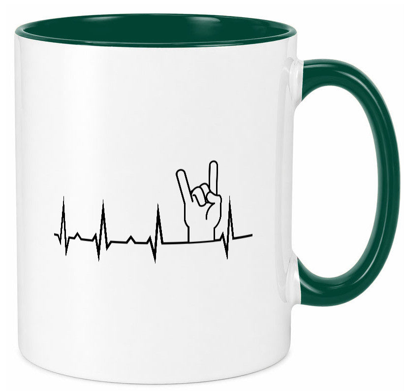 Heavy Metal Motiv | Rocker Musiker Rock Musik Geschenk Humor Geschenkidee Tasse