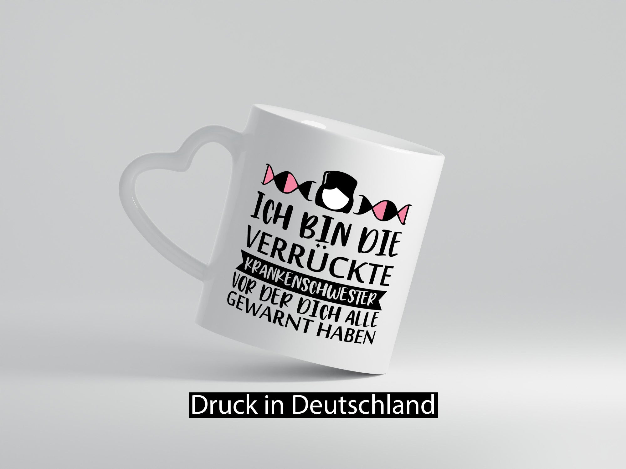 Verrückte Krankenschwester | Pflegekraft Nurse Humor Geschenkidee Tasse