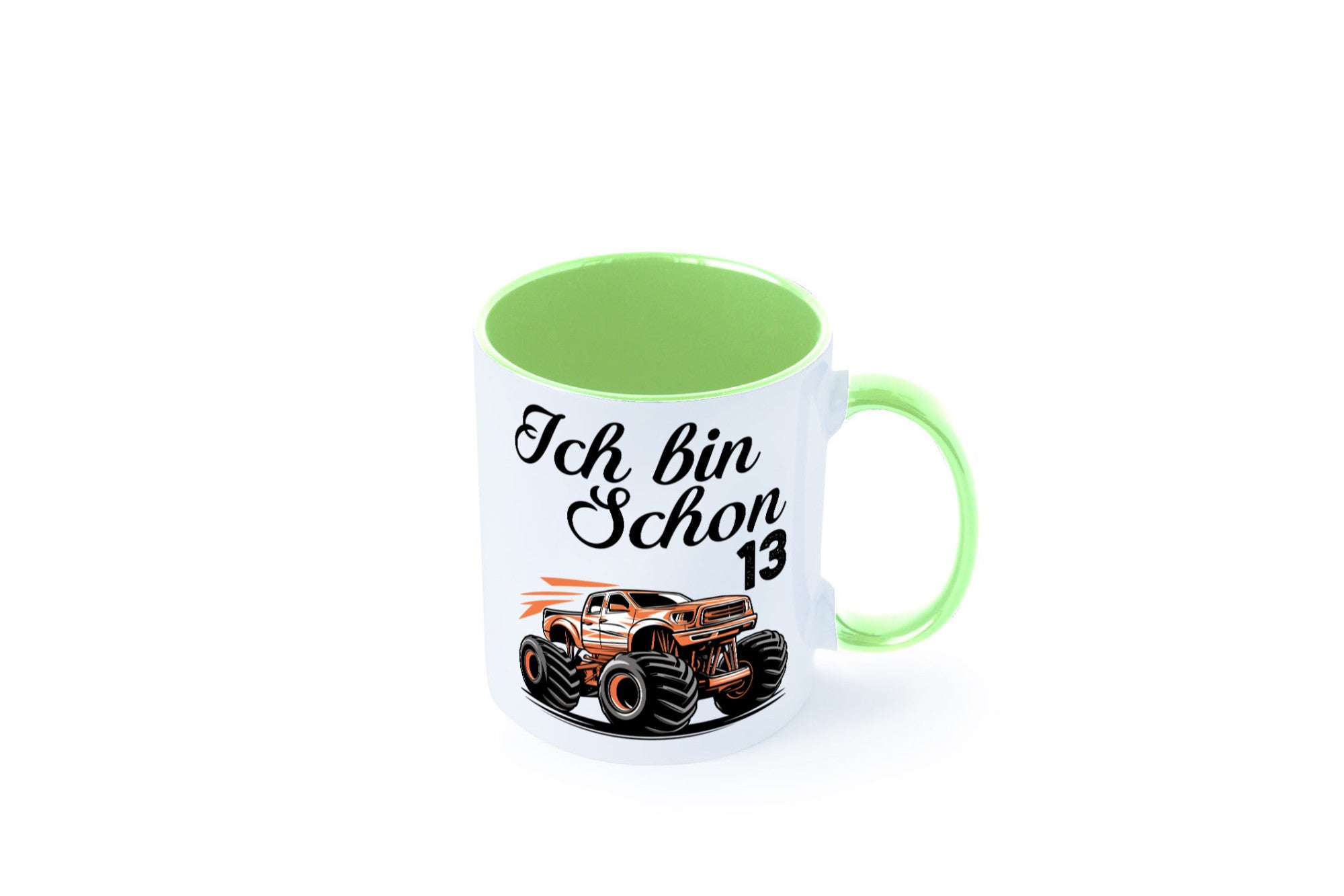 13. Geburtstag | Monster truck 13 Jahre Geschenkidee Humor Tasse