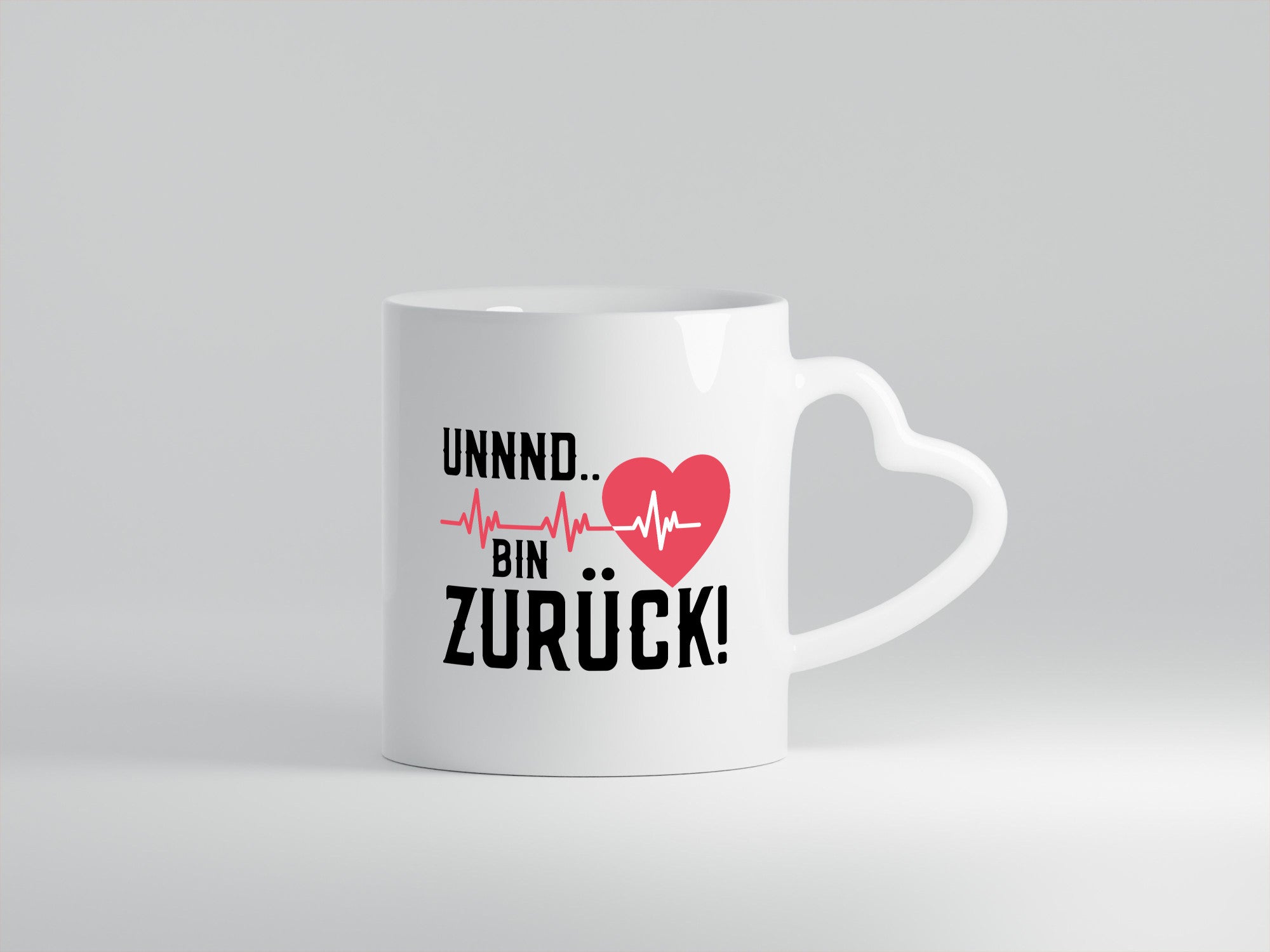 Bin zurück | Herzschlag Reanimation Puls Arzt Klinik Geschenk Humor