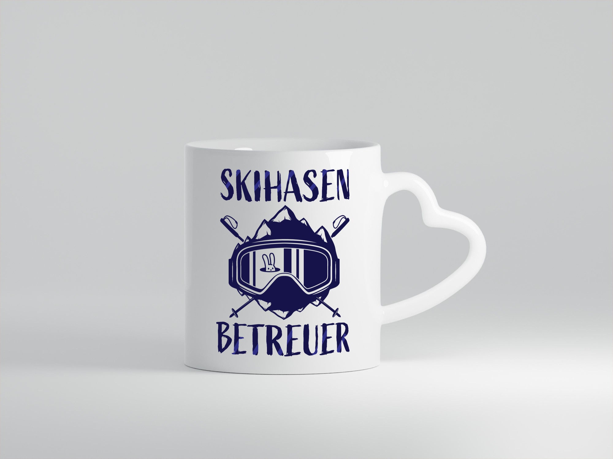 Skihasen Betreuer | Ski-Brille Berge Ski-Stöcke Geschenkidee Humor Tasse