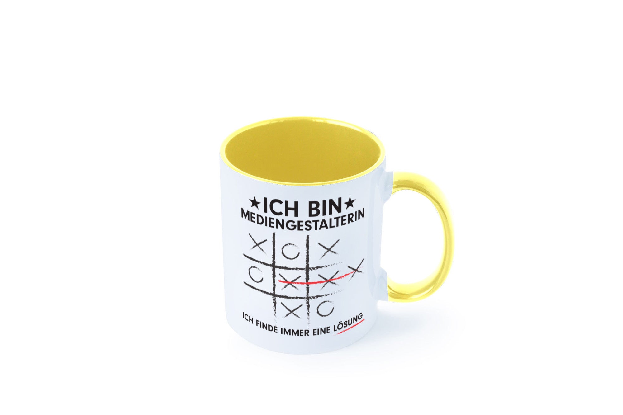 Löse Probleme: Mediengestalterin | Medien Geschenkidee Humor Tasse