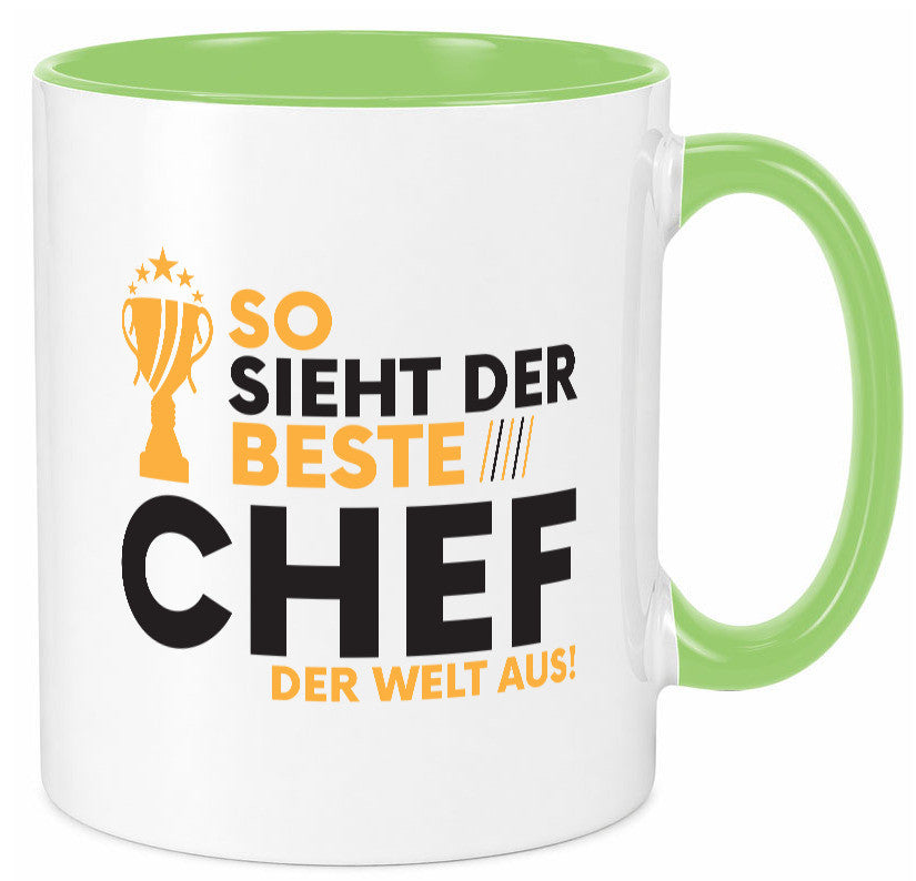 Der Weltbeste Chef | Führungskraft Vorgesetzter lustig Arbeit Kollegen Büro Tasse