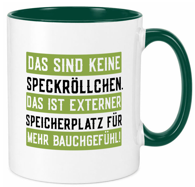 Keine Speckröllchen | Softwareentwickler PC Körperfülle Geschenkidee Humor Tasse