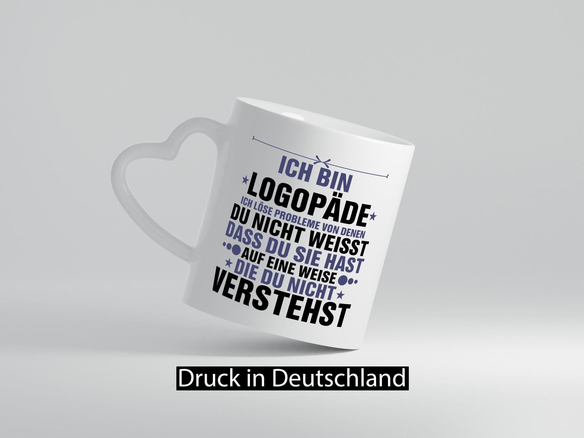 Löse Probleme: Logopäde | Sprachtherapie v2 Geschenkidee Humor Tasse