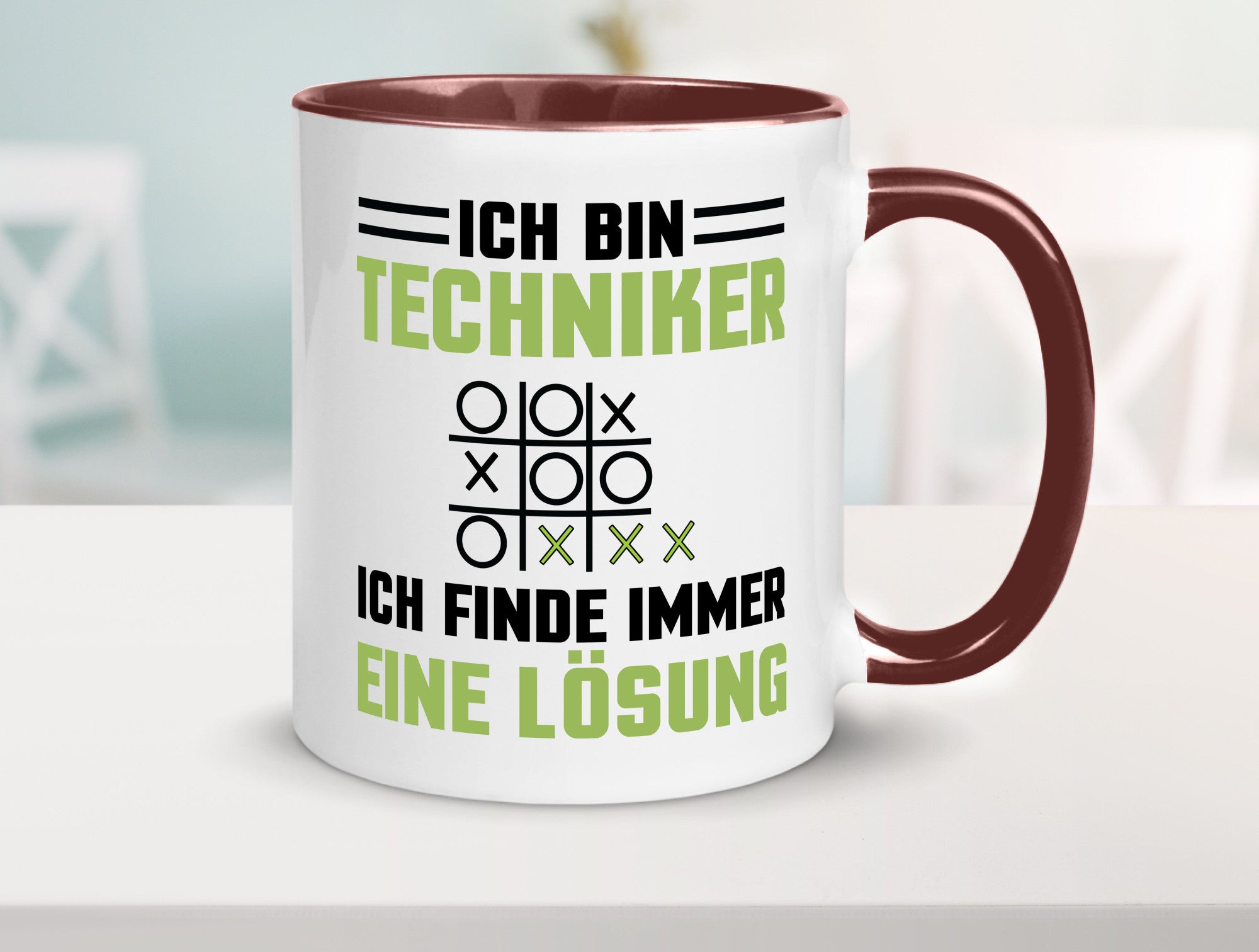 Ich bin Techniker finde immer eine Lösung | lustiger Spruch Geschenk Humor