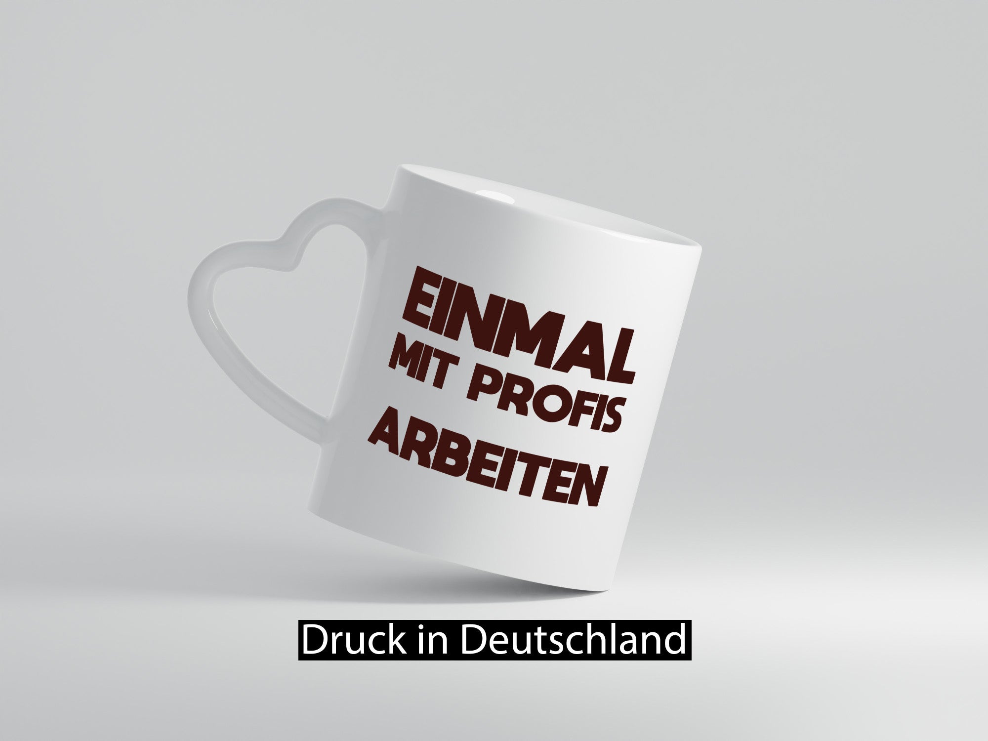 Mit Profis Arbeiten | Arbeit Arbeitskollegen lustig Kollegen Büro Geschenk Tasse